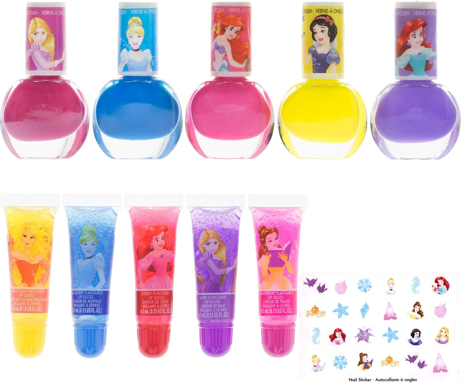 Detalle de Disney Princess Townley Girl 11‑piece makeup set