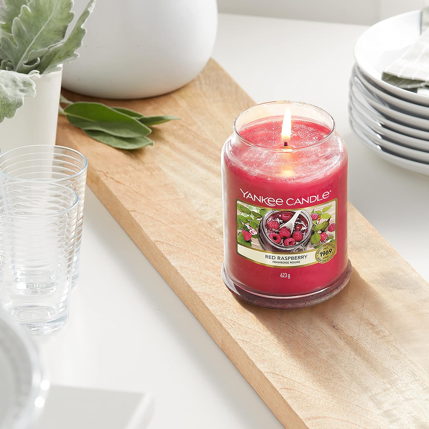 Thumbnail 4 de Yankee Candle bougie Framboise rouge 623 g 🕯