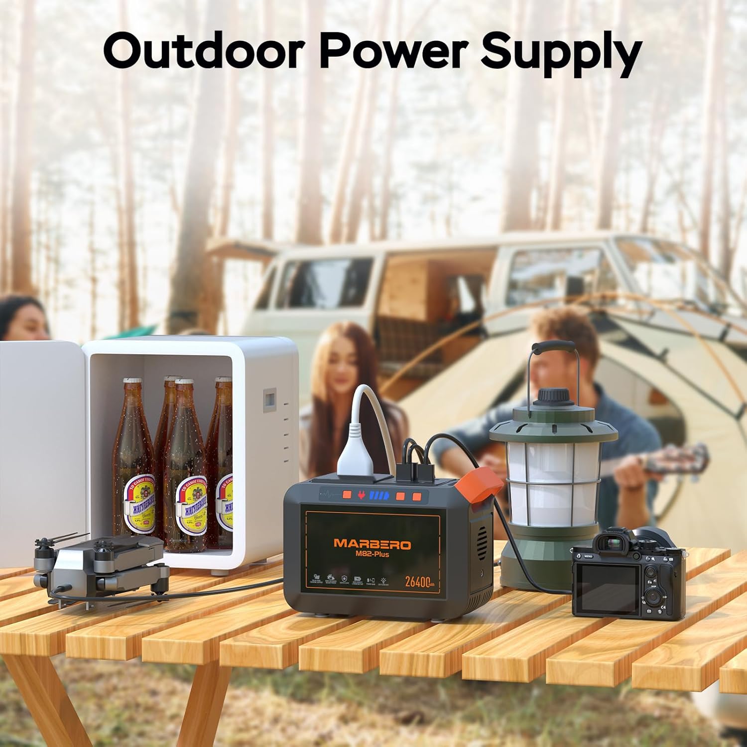 Thumbnail 1 de MARBERO M82 Plus Portable Power Station 26,400mAh with AC Plug, 98Wh Output