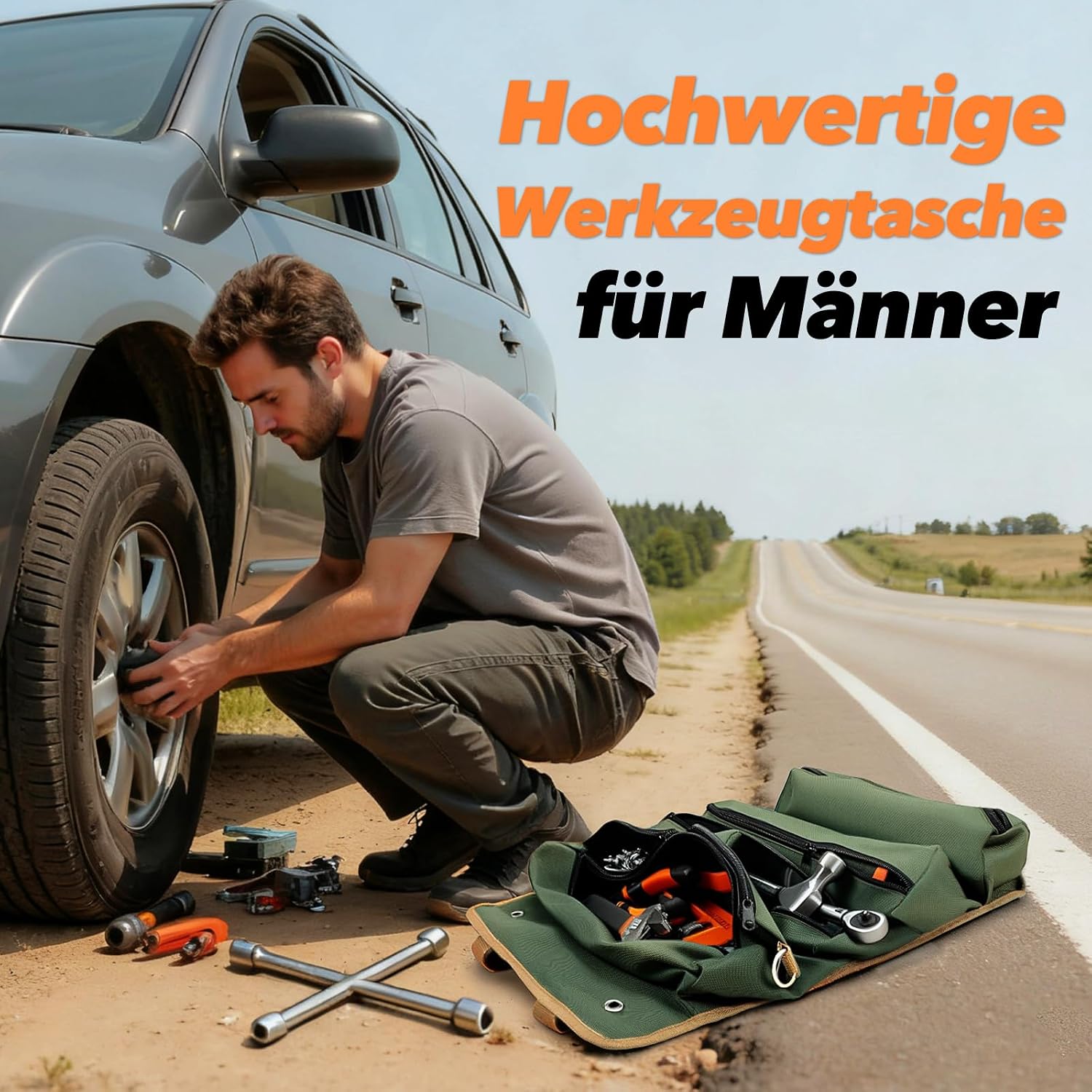 Thumbnail 6 de Hinshark Aufrollbare Werkzeugtasche