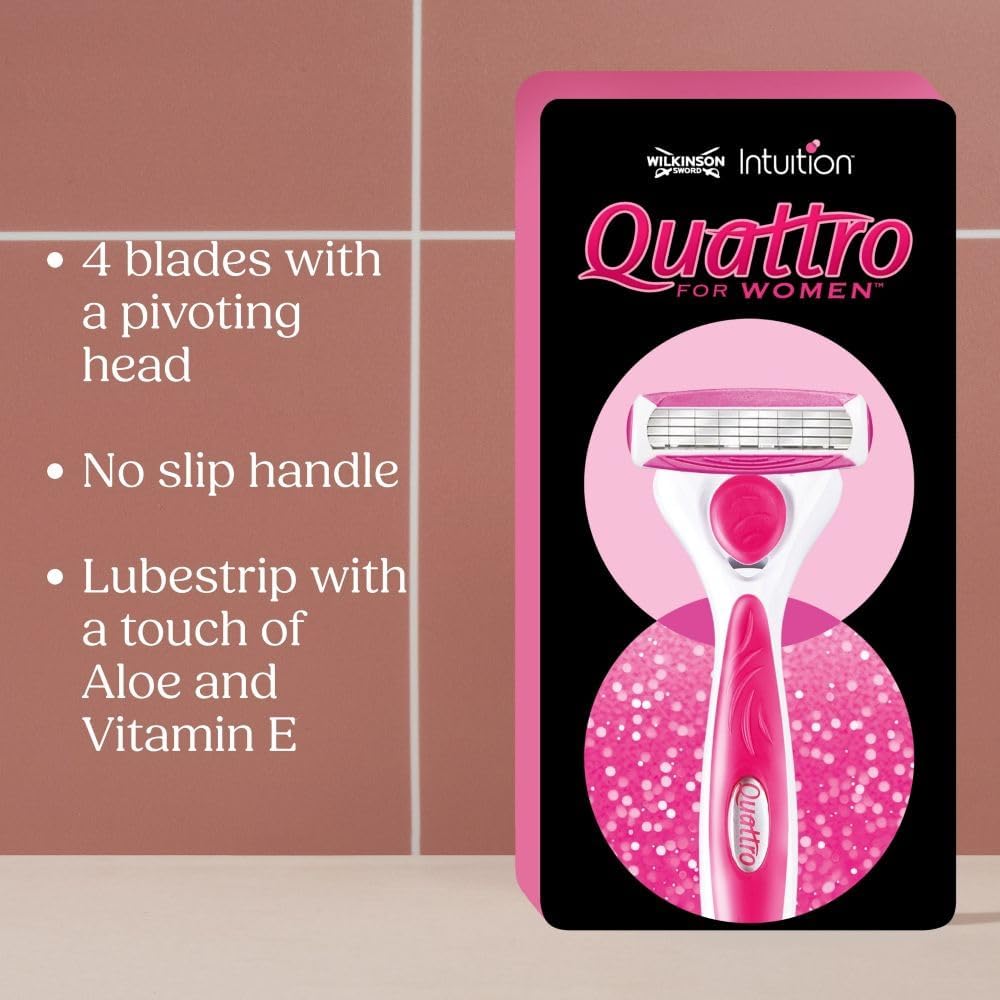 Detalle 2 de Wilkinson Sword Quattro for Women Razor Blade Refills x6