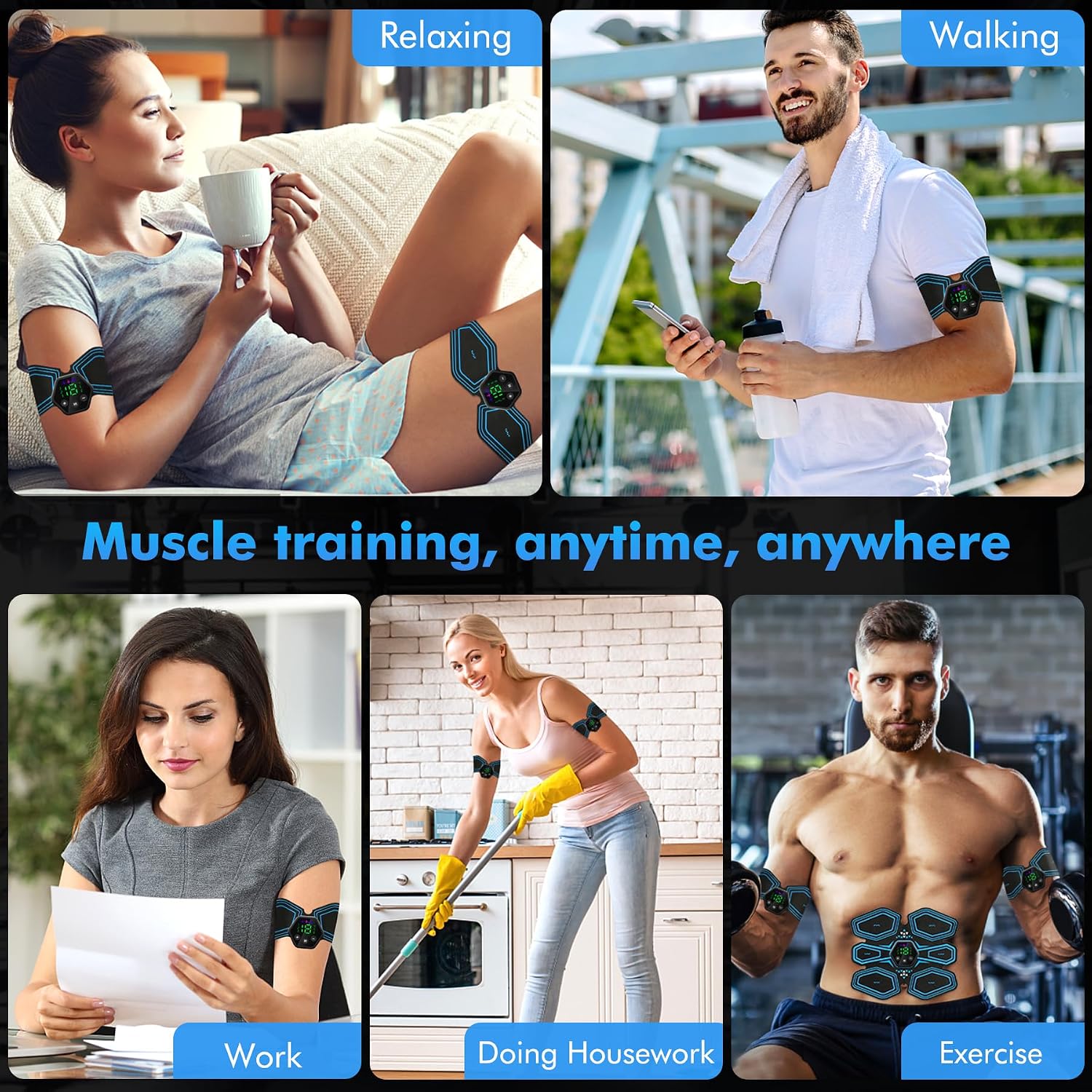 Detalle 2 de iWarmbase EMS Muscle Stimulator | Ab Trainer and Full Body Toning Belt