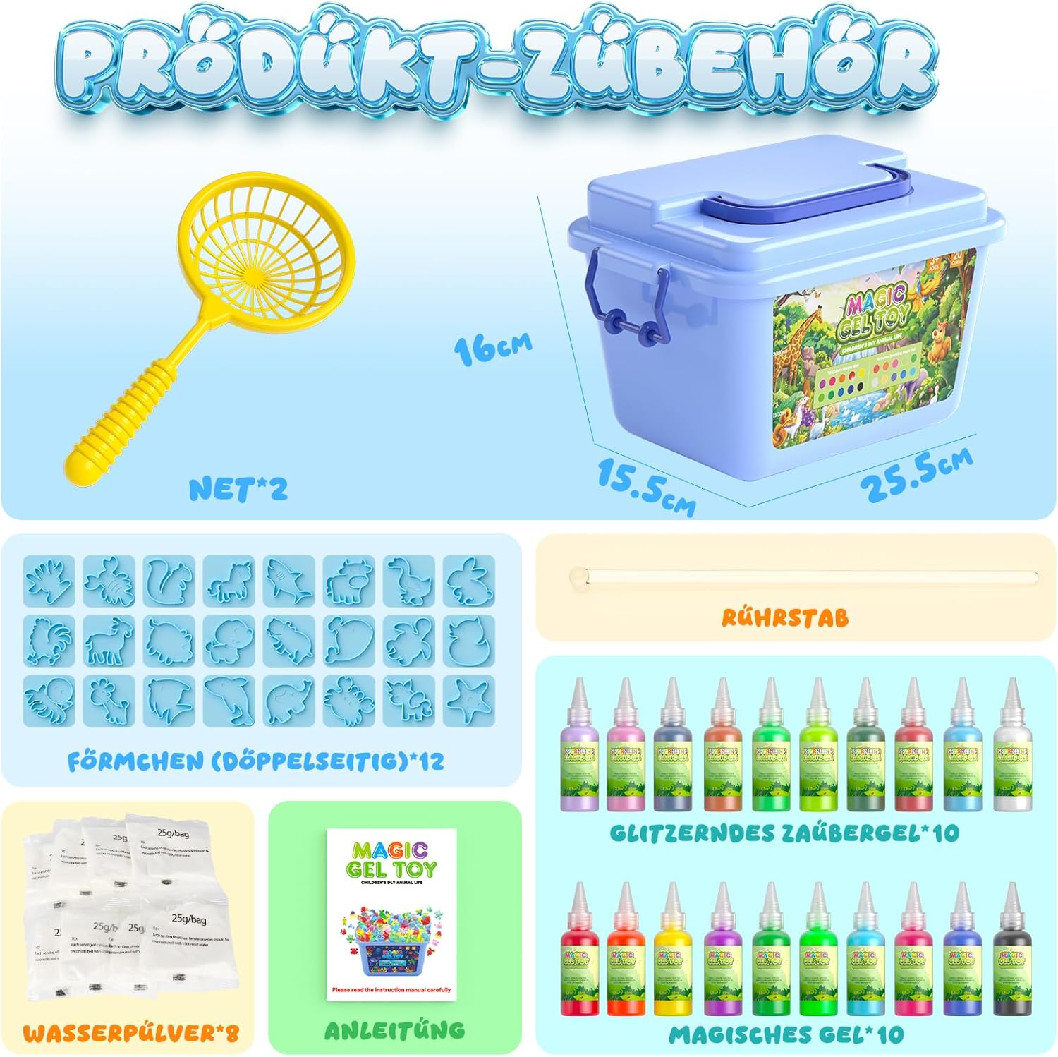 Thumbnail 4 de Hot Bee Magic Water Elf 20 Farben Spielset