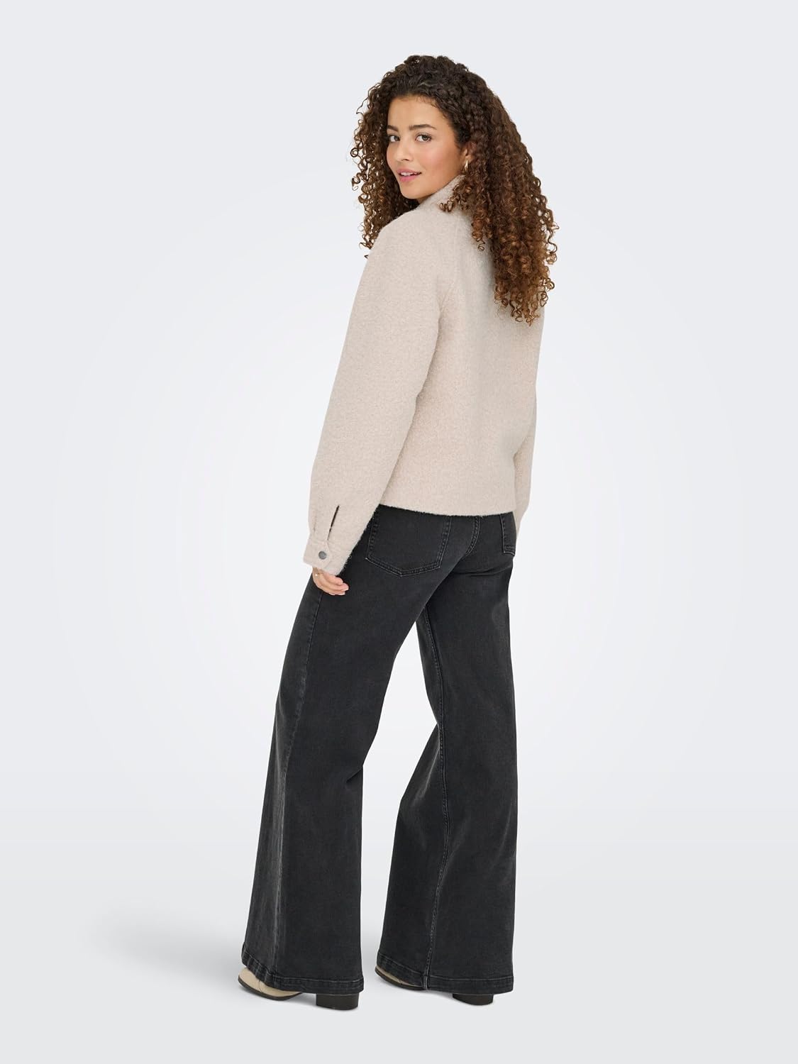 Detalle de ONLY Onlmalo Boucle Jacket Otw Noos Donna – Giacca Bouclé Otw Noos