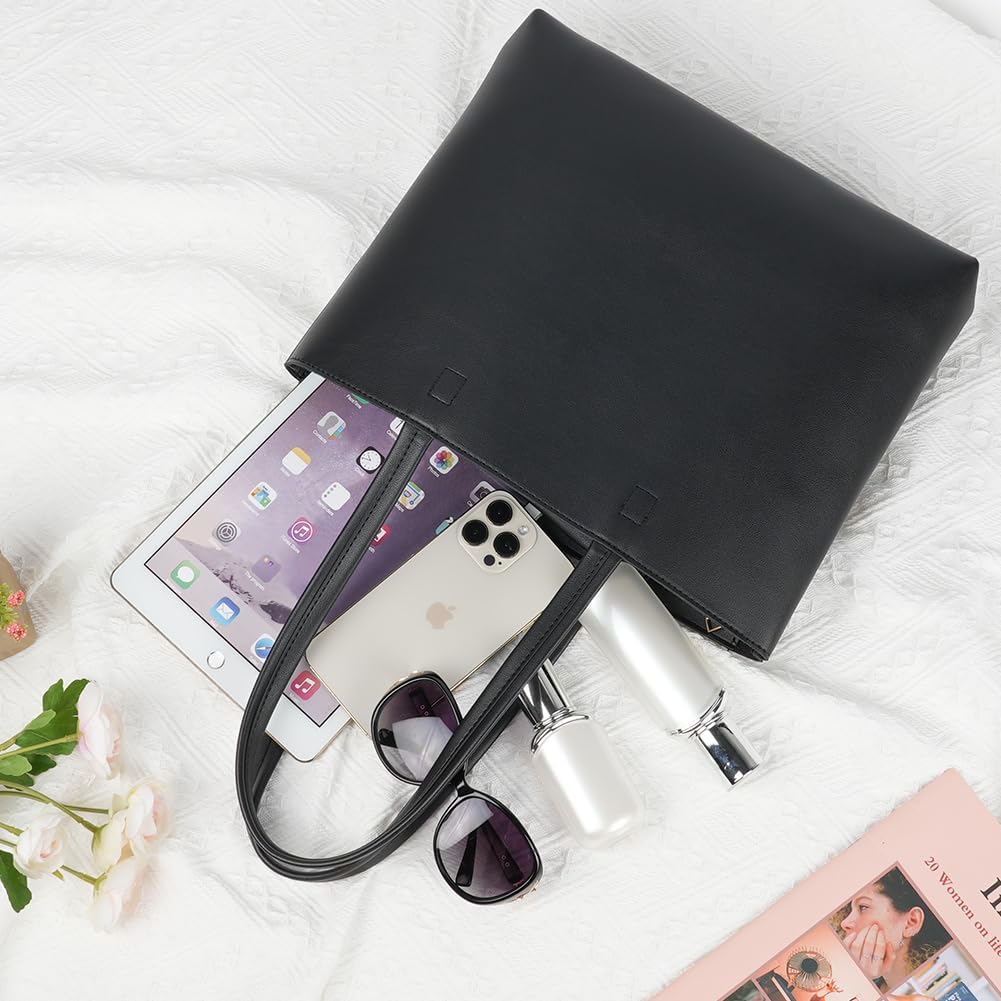 Detalle de Flintronic Borsa Tote da Donna in Pelle PU: ampia, impermeabile e polivalente