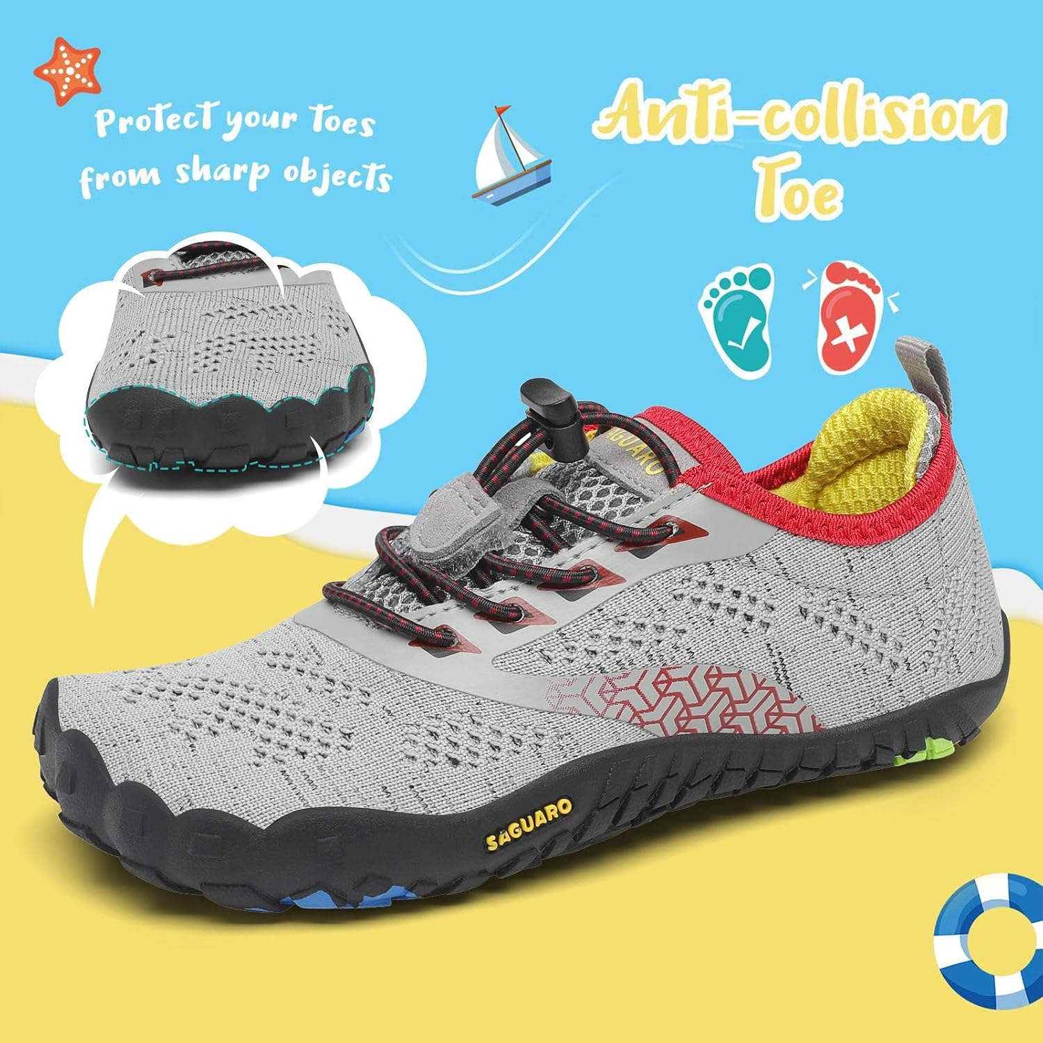 Detalle 2 de Saguaro Kindertrailschuhe für Mädchen