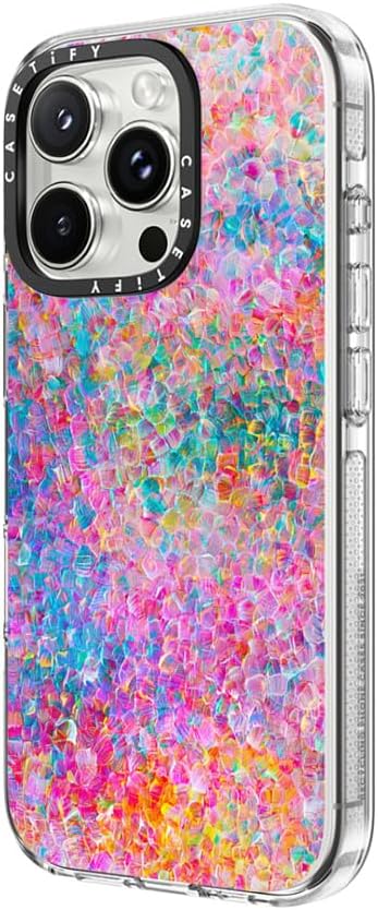 Thumbnail 4 de CASETiFY Clear iPhone 16 Pro Case (Not Yellowing, 6.6 ft Drop Protection, MagSafe) – My Neon Summer
