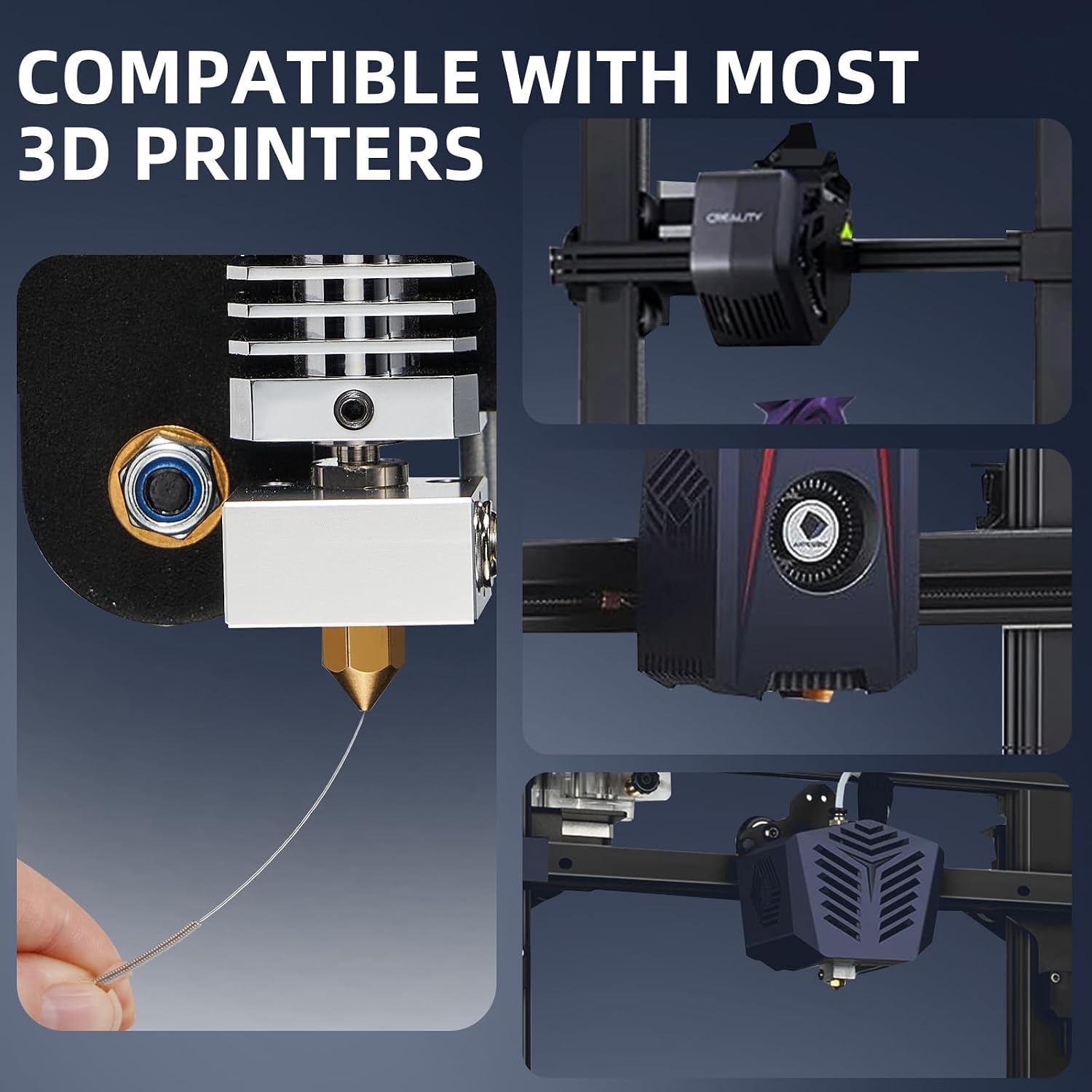 Detalle 2 de 5APLUSREPRAP 3D Printer Nozzle Cleaning Kit 0.35mm