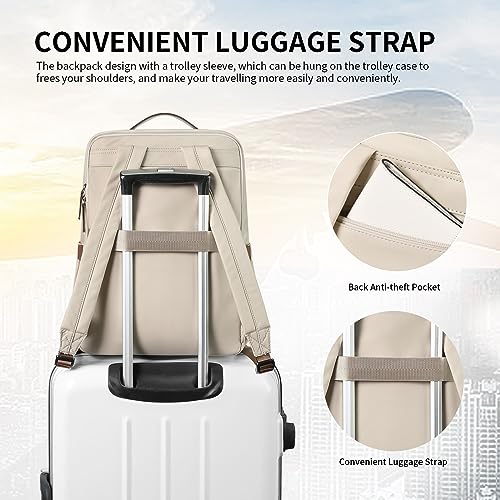 Detalle de GOLF SUPAGS Mochila elegante para portátil de 15,6 pulgadas para mujer