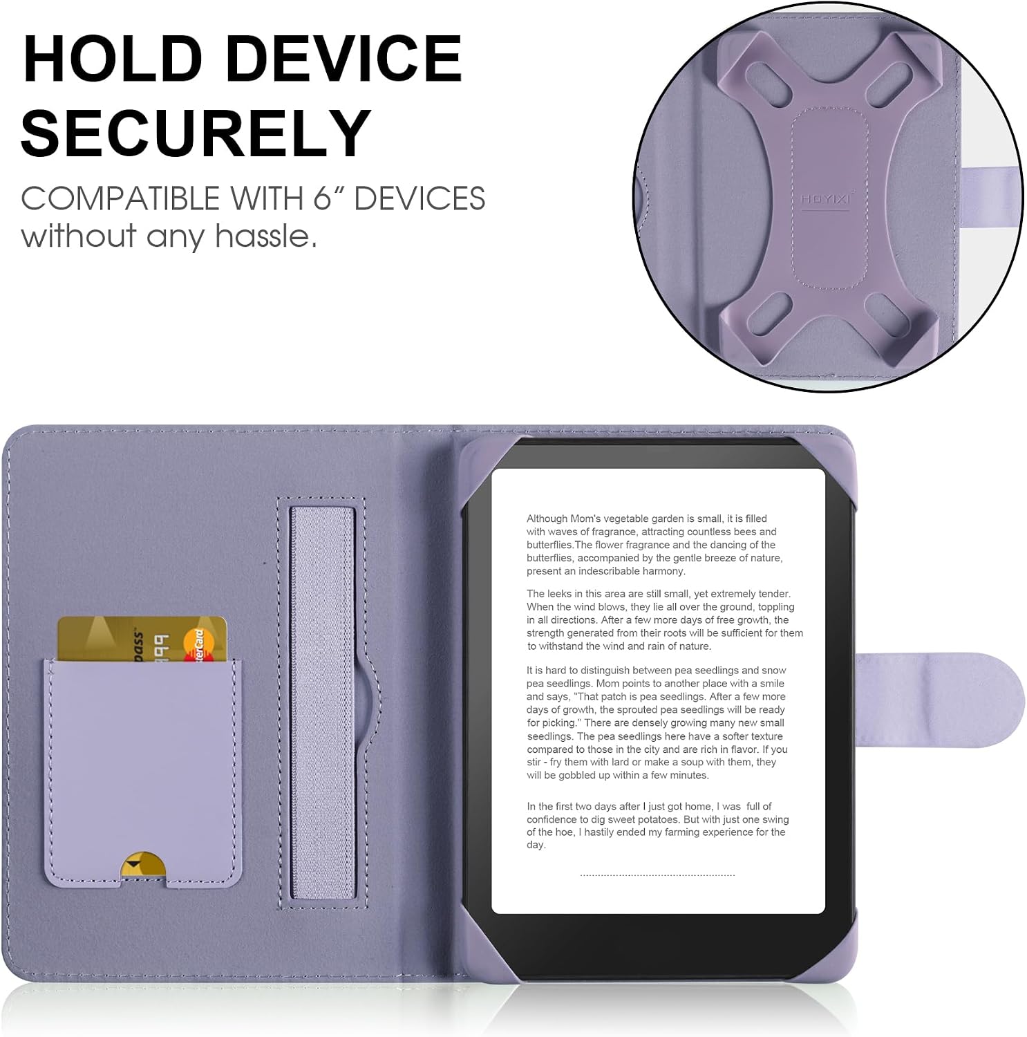Detalle de HoYiXi Universal Case 6-inch Kindle cover