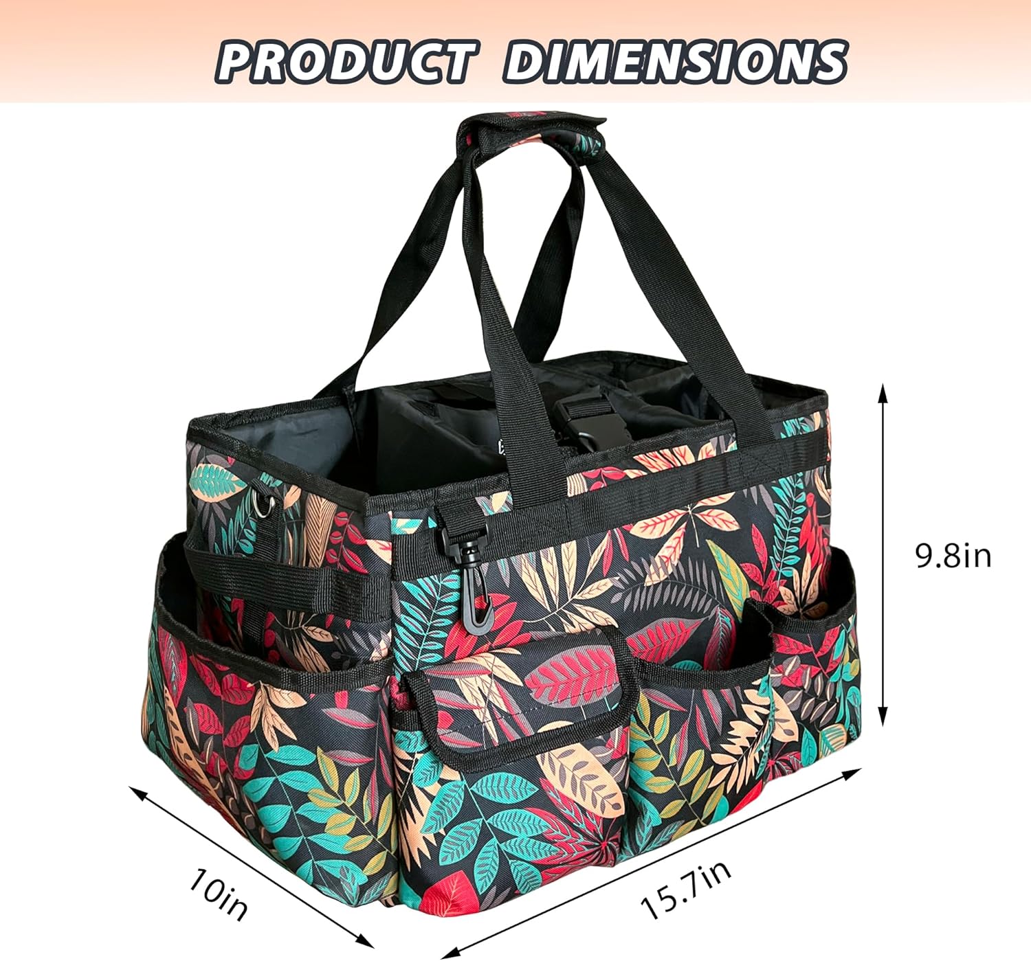 Thumbnail 2 de DCY BLUE Cleaning Caddy Organizer With Handle (large cleaning caddy bag)