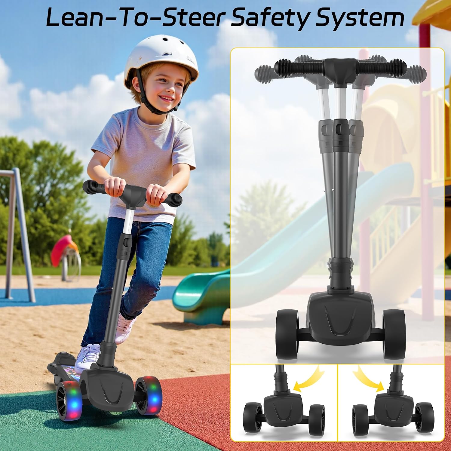 Thumbnail 3 de VOLPAM C001 Kids’ Electric Scooter, 80W Motor, 3 Wheels, Adjustable Handlebar