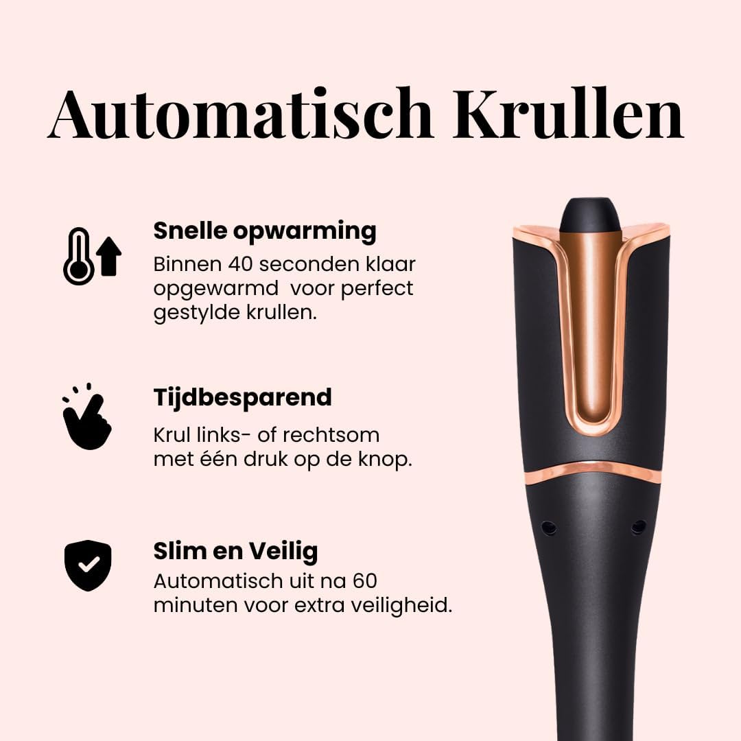 Thumbnail 1 de Beyeza 5-in-1 automatische krultang met keramische ionentechnologie