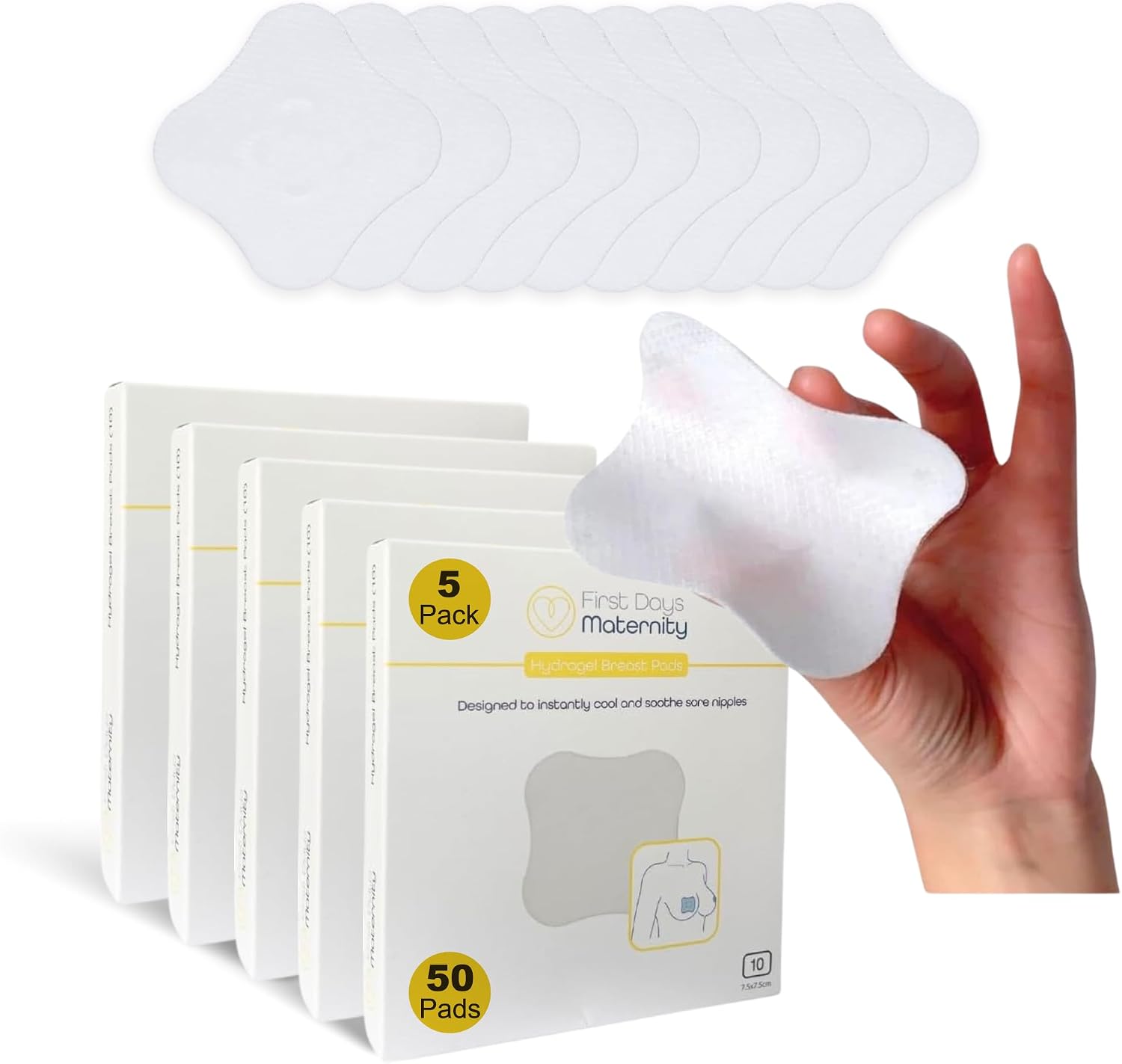 Thumbnail 6 de First Days Maternity Hydrogel Breast Pads Pack of 10