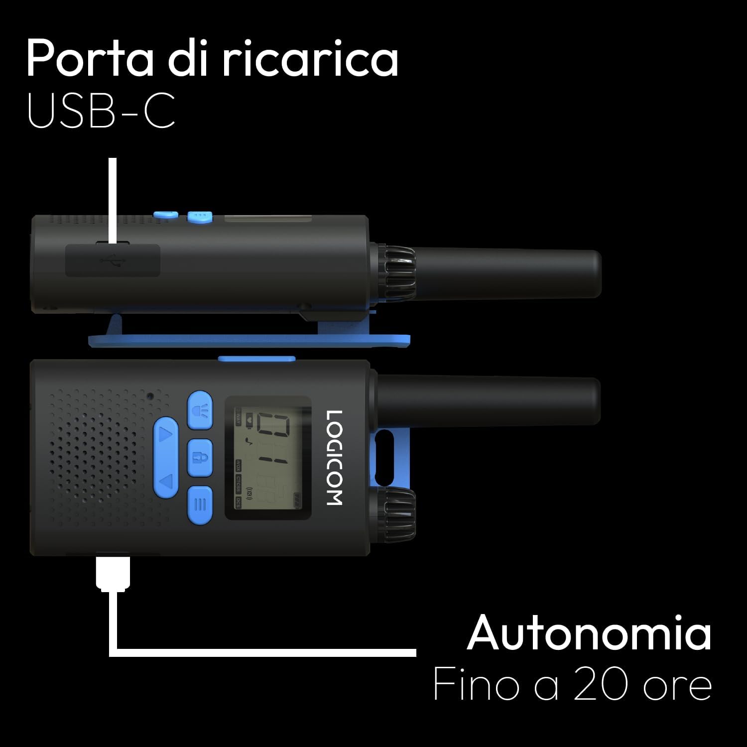 Thumbnail 5 de Logicom Essential Talkie-Walkie PMR446 10 km