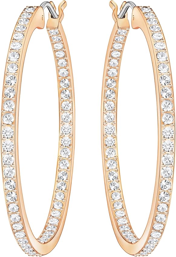 Thumbnail 1 de Swarovski Sommerset pendientes de aro blancos ⟲