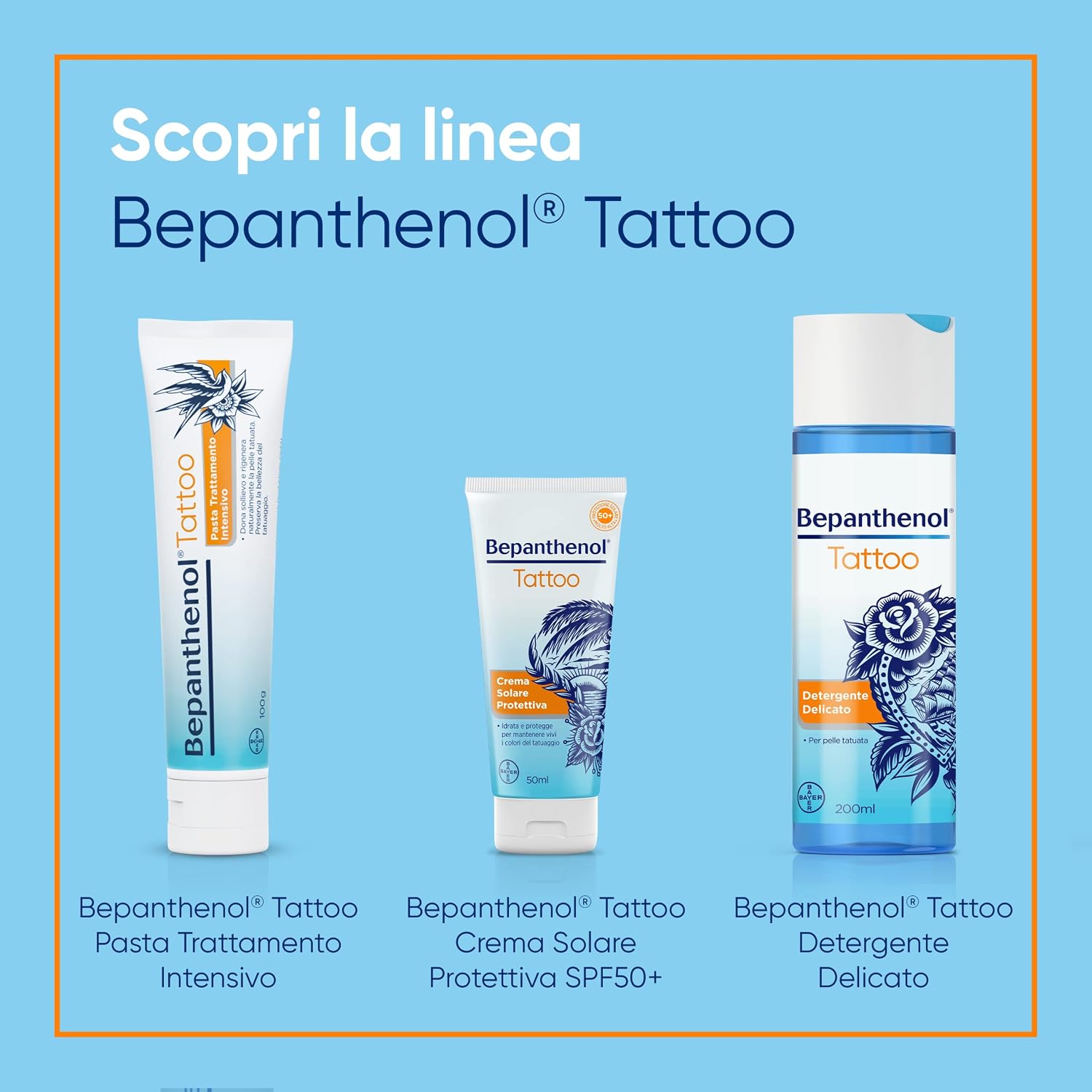 Thumbnail 4 de Bepanthenol Tattoo Pasta 100g crema per tatuaggi