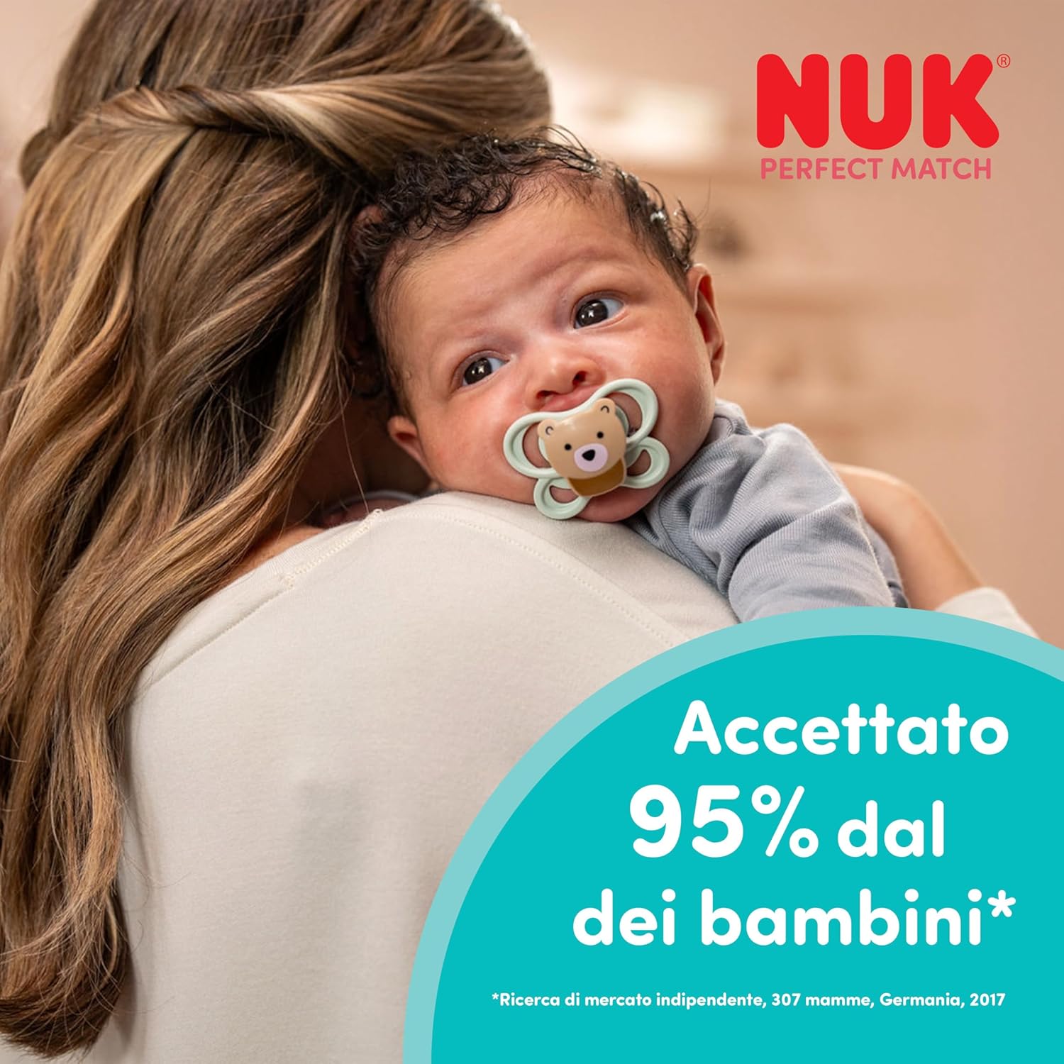 Thumbnail 3 de NUK Perfect Match Air Day & Night Succhietto 0-6 Mesi – 4 pezzi con confezione microonde