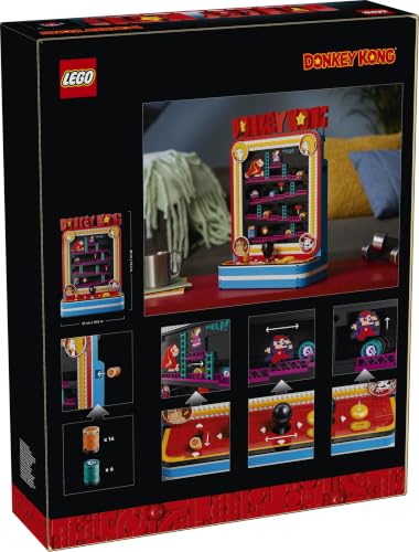 Thumbnail 12 de LEGO Super Mario Jeu d'arcade Donkey Kong 72051 – Authentiqe reproduction culte pour adultes