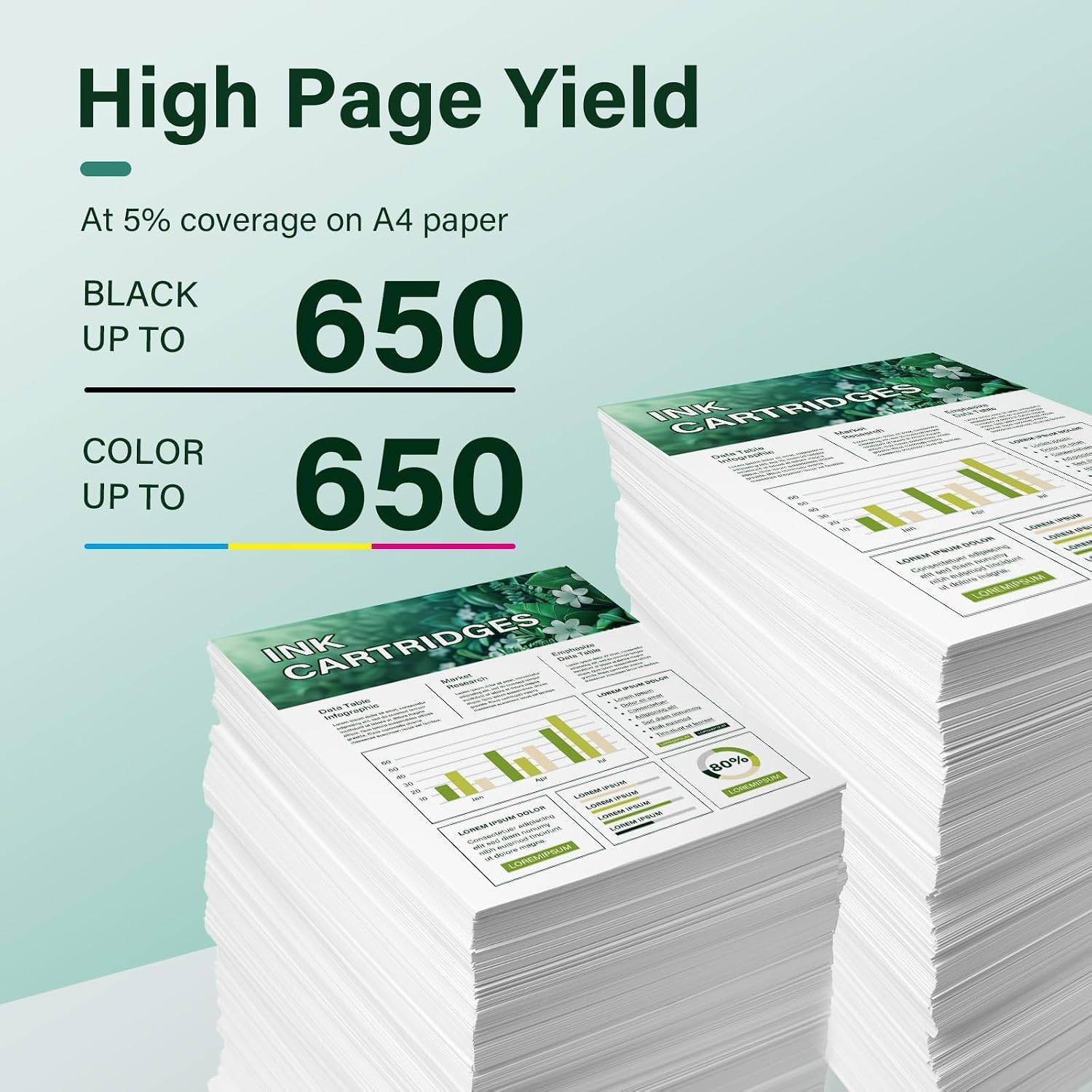 Detalle de 68 XL Compatible Ink Cartridge Combo Pack