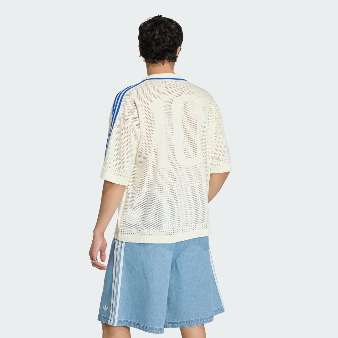 Detalle 2 de Adidas Camisa de Punto Resorte – Blanca
