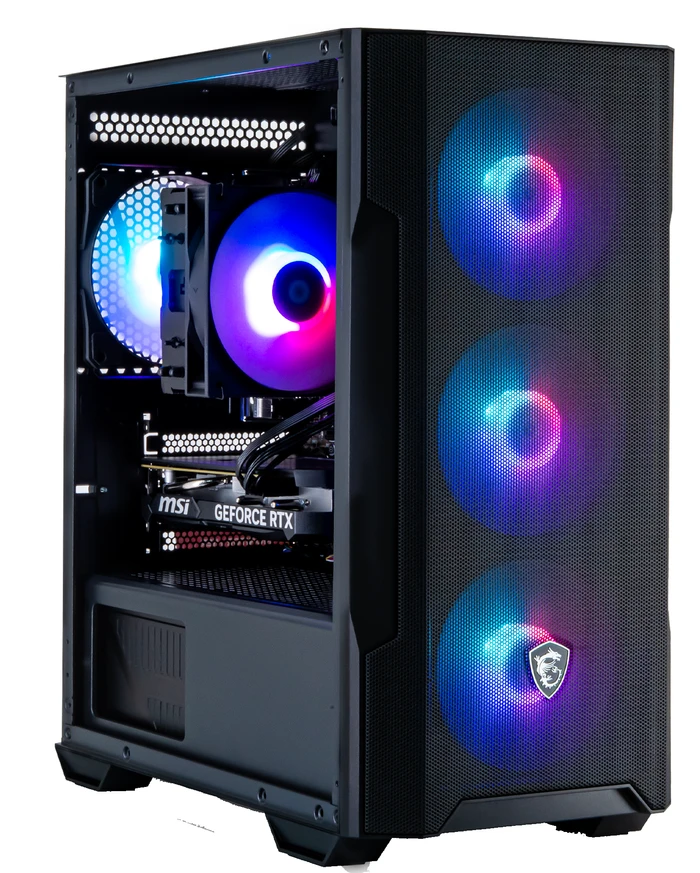 Thumbnail 2 de Cobalt x Powered by MSI Velocity 2.0 Ti Gaming-PC mit Ryzen 7, 32 GB RAM, 1 TB SSD und GeForce RTX 5060 Ti