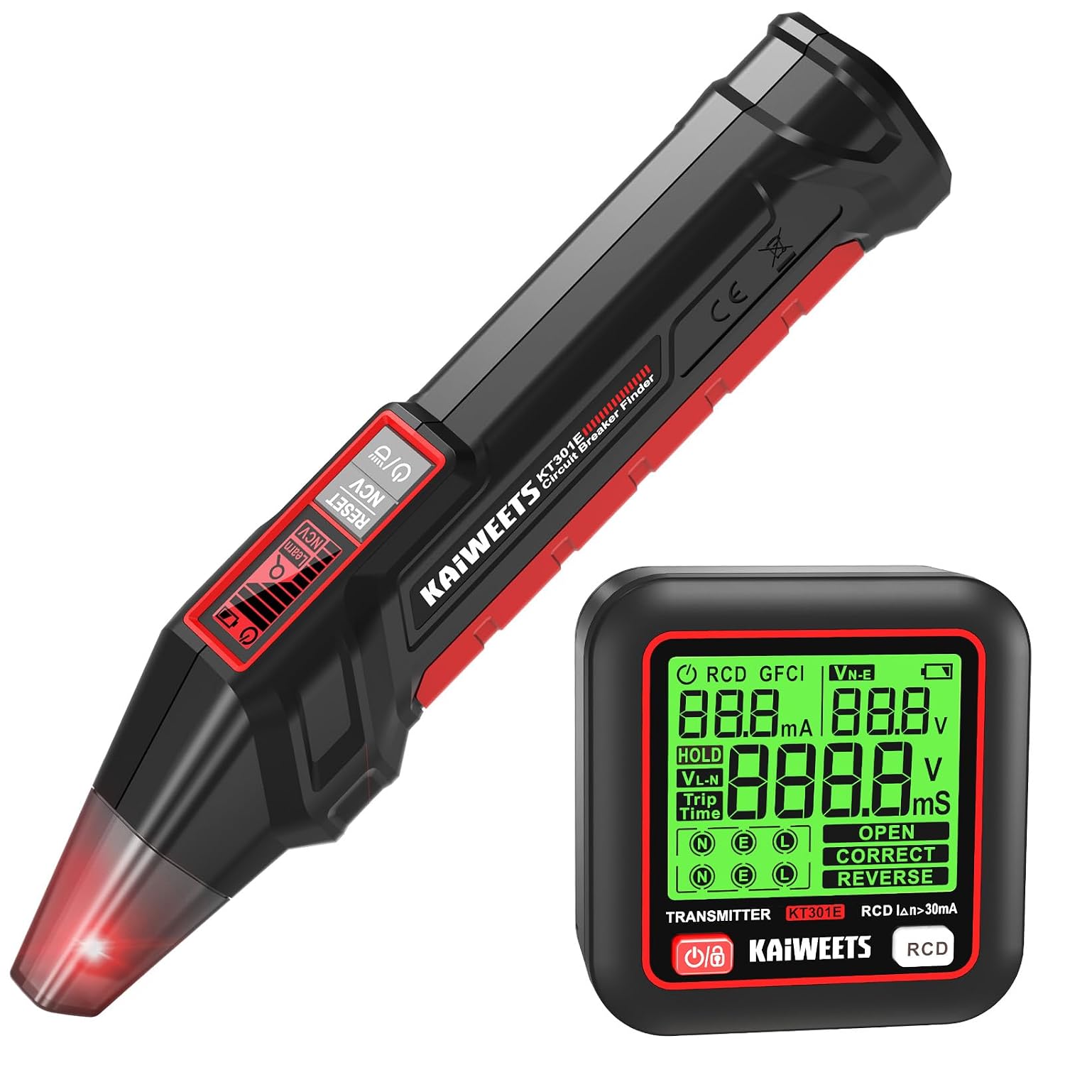 Detalle de KAIWEETS Sicherungsfinder Set mit LCD