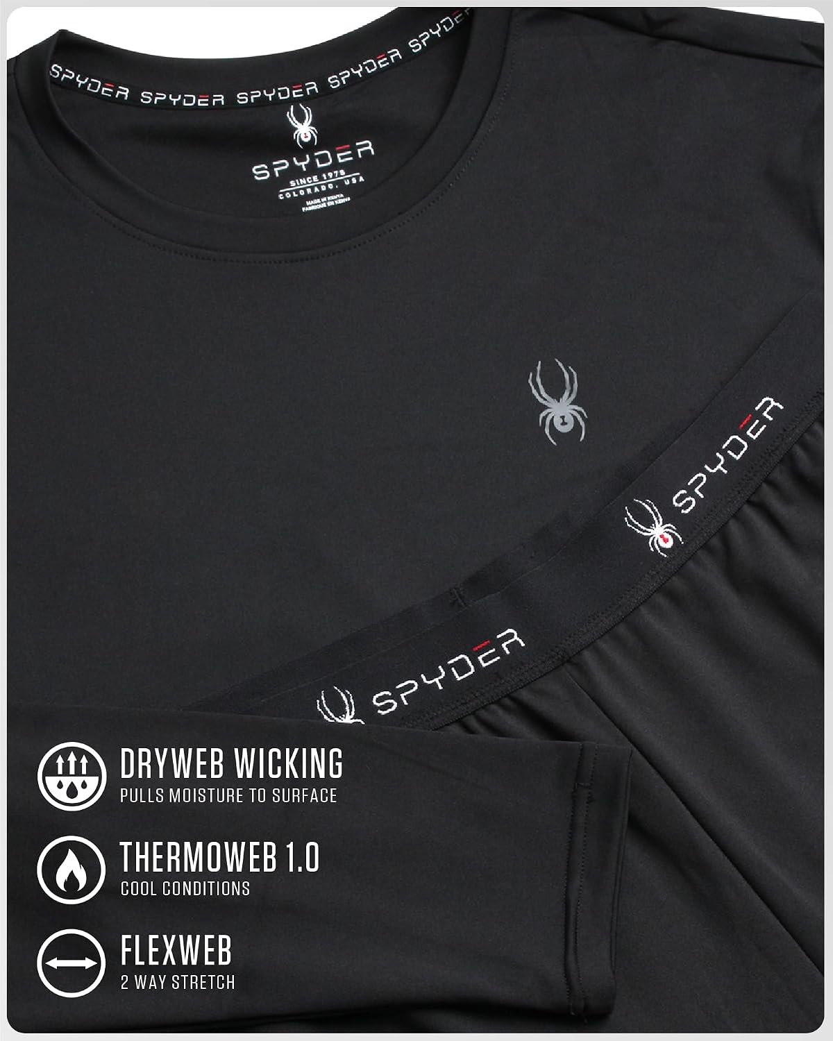 Thumbnail 3 de Spyder Mens Thermal 2-Piece Set