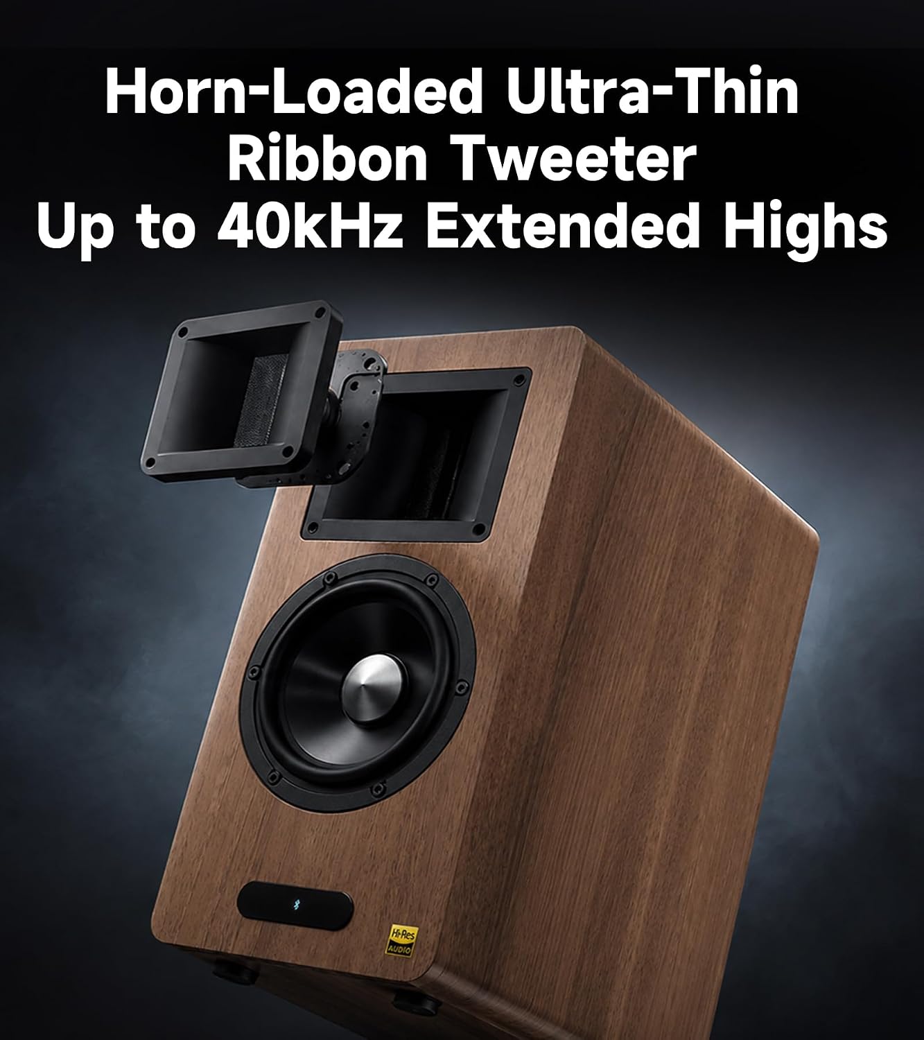 Detalle 2 de Edifier powered bookshelf speakers 130W RMS