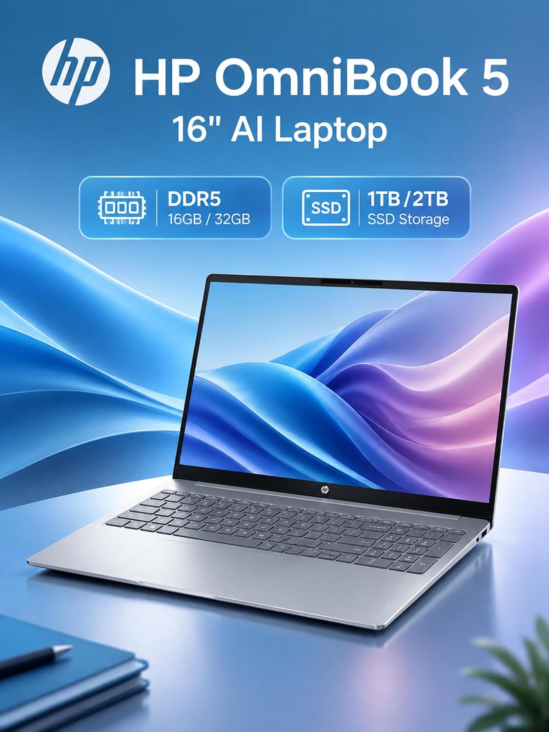 Thumbnail 3 de HP Touchscreen Laptop 16-inch
