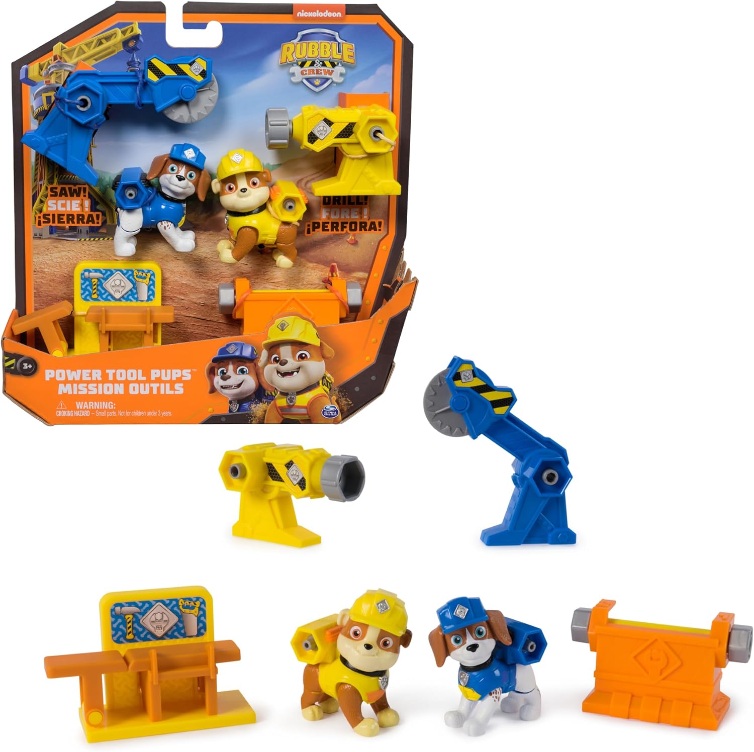 Detalle de Rubble & Crew Power Tool Pups Spielset 2 Figuren
