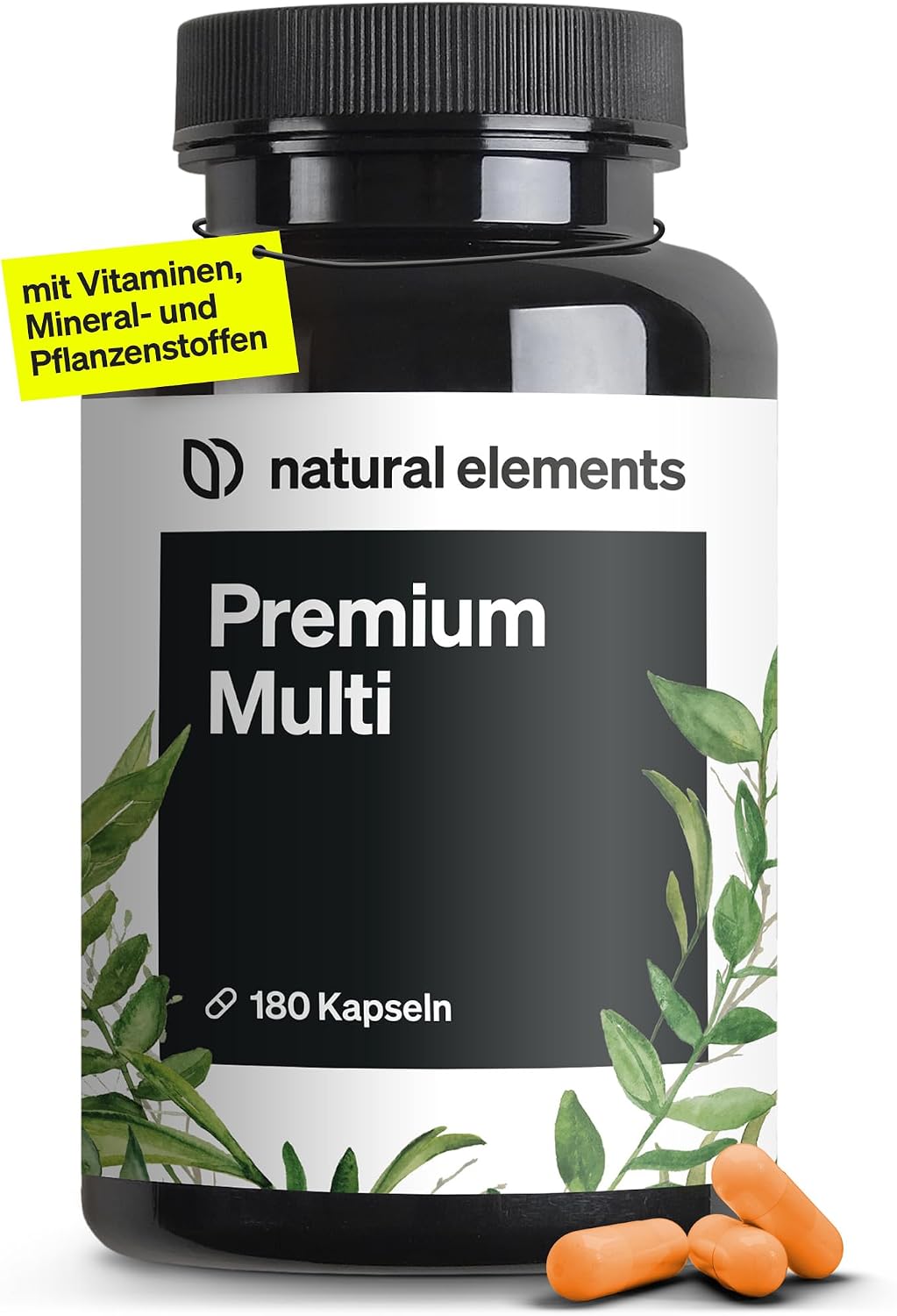 Detalle de natural elements Premium Multivitamin 180 Kapseln