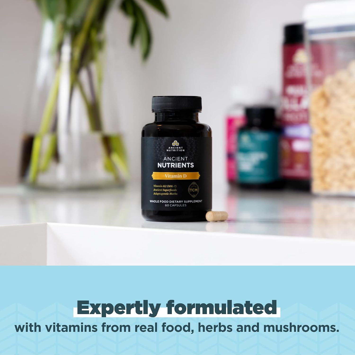 Detalle de Ancient Nutrition Vitamin D Supplement 5,000 IU