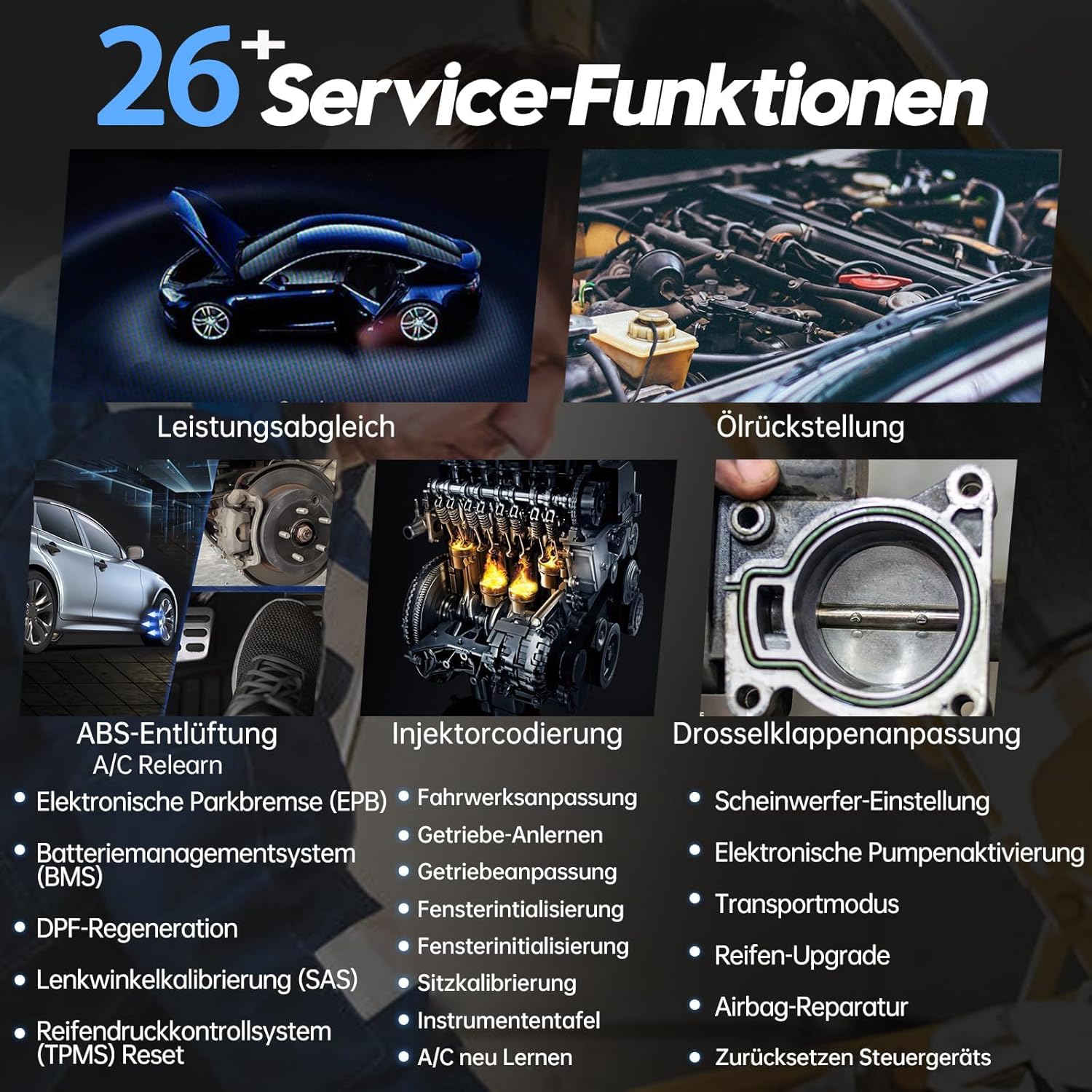 Thumbnail 4 de XTOOL A30M OBD2 Diagnosegerät 26 Funktionen