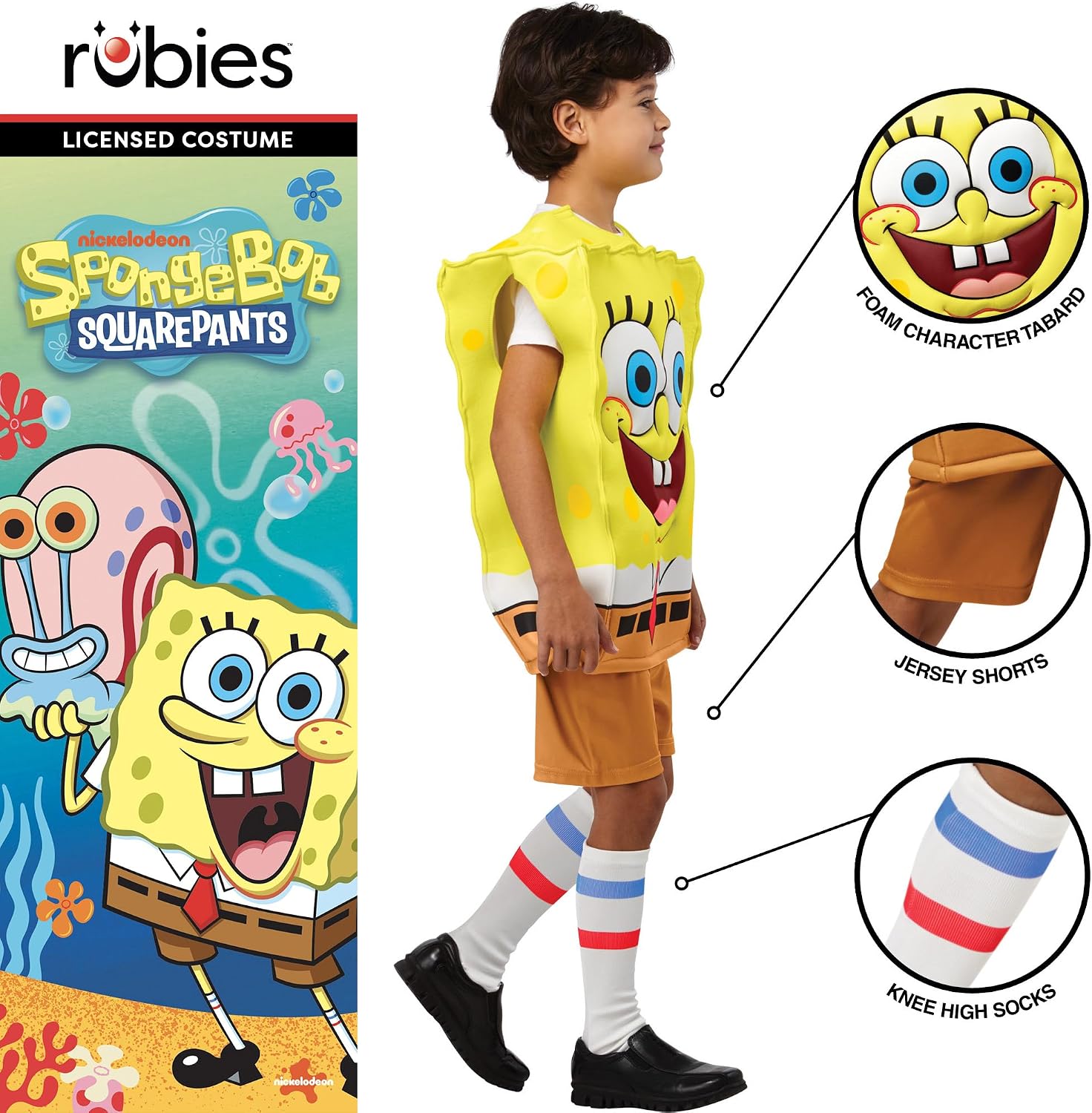 Detalle de Rubie's Spongebob Child Tabard kids costume