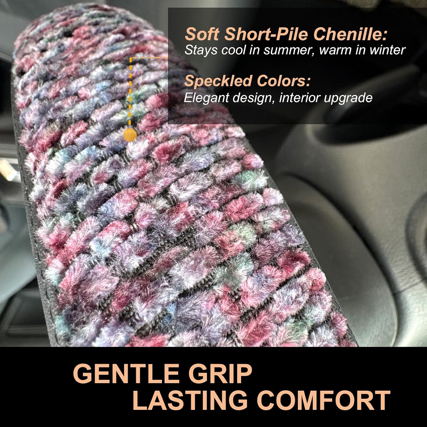 Detalle de PINCTROT Steering Wheel Cover, 15.75-Inch