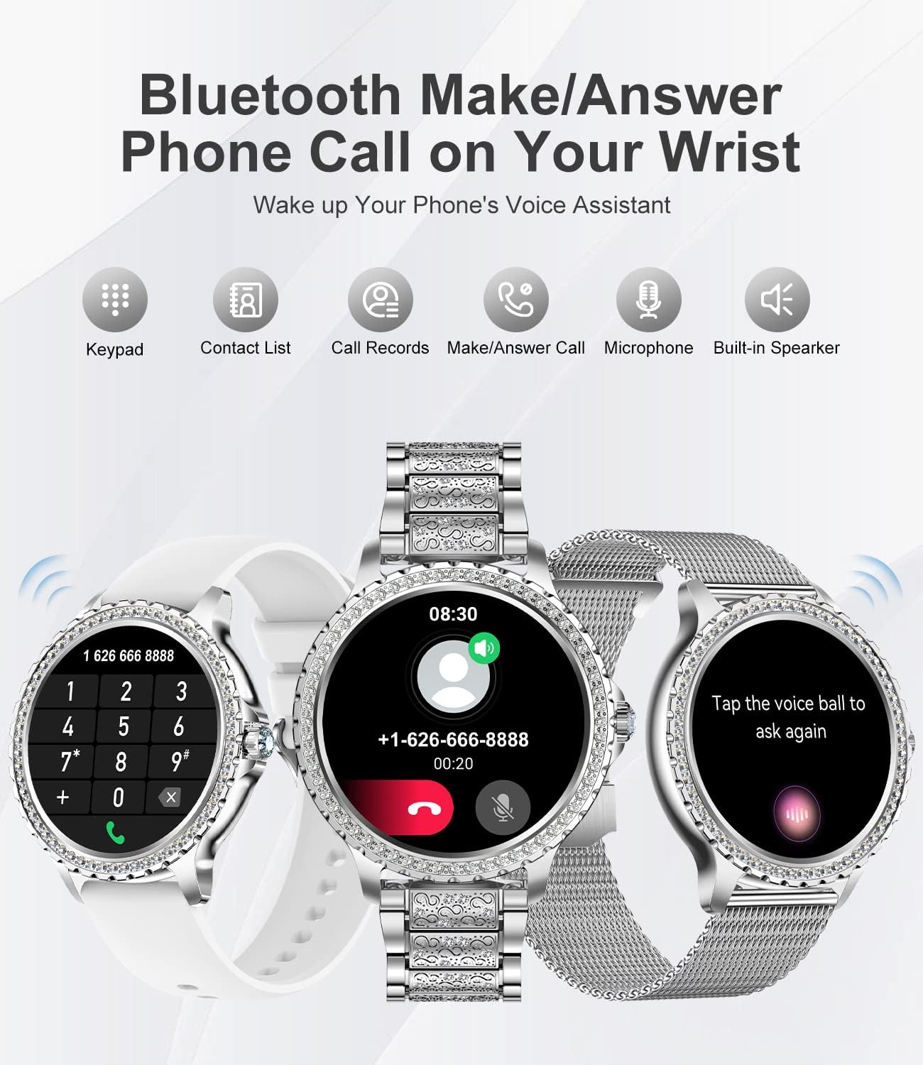 Thumbnail 1 de LIGE Smartwatch 1,32" Voll-Touch Fitnessuhr