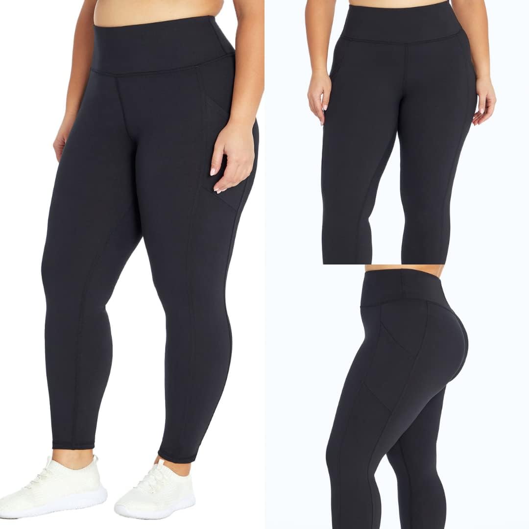 Detalle 1 de Marika Cameron legginsy damskie plus size z wysokim stanem, do kostki