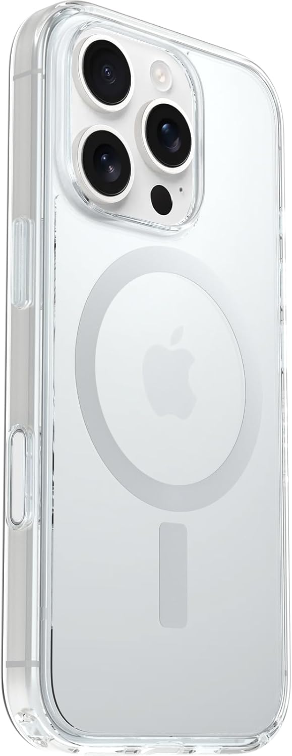 Detalle de OtterBox Symmetry Series Clear MagSafe Case for iPhone 16 Pro