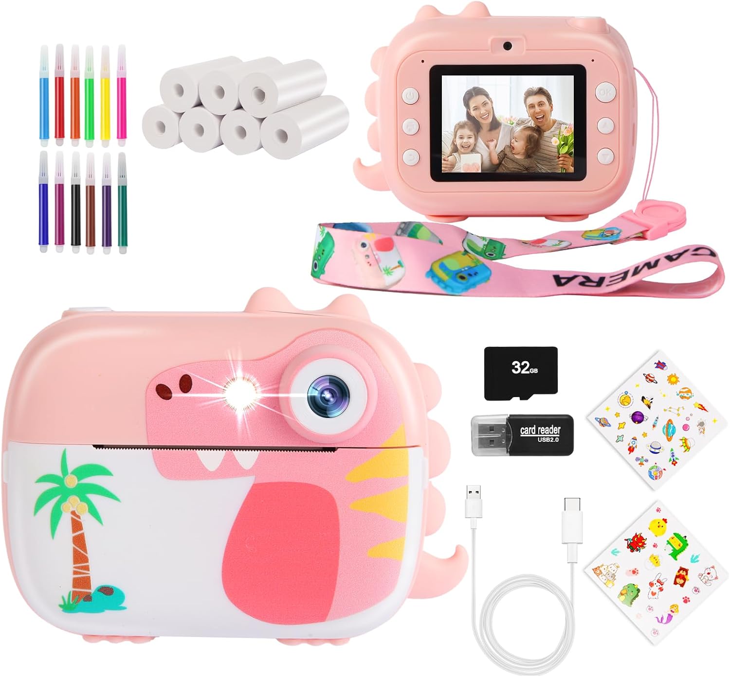 Detalle de ARNSSIEN M3 fotocamera istantanea 1080P per bambini
