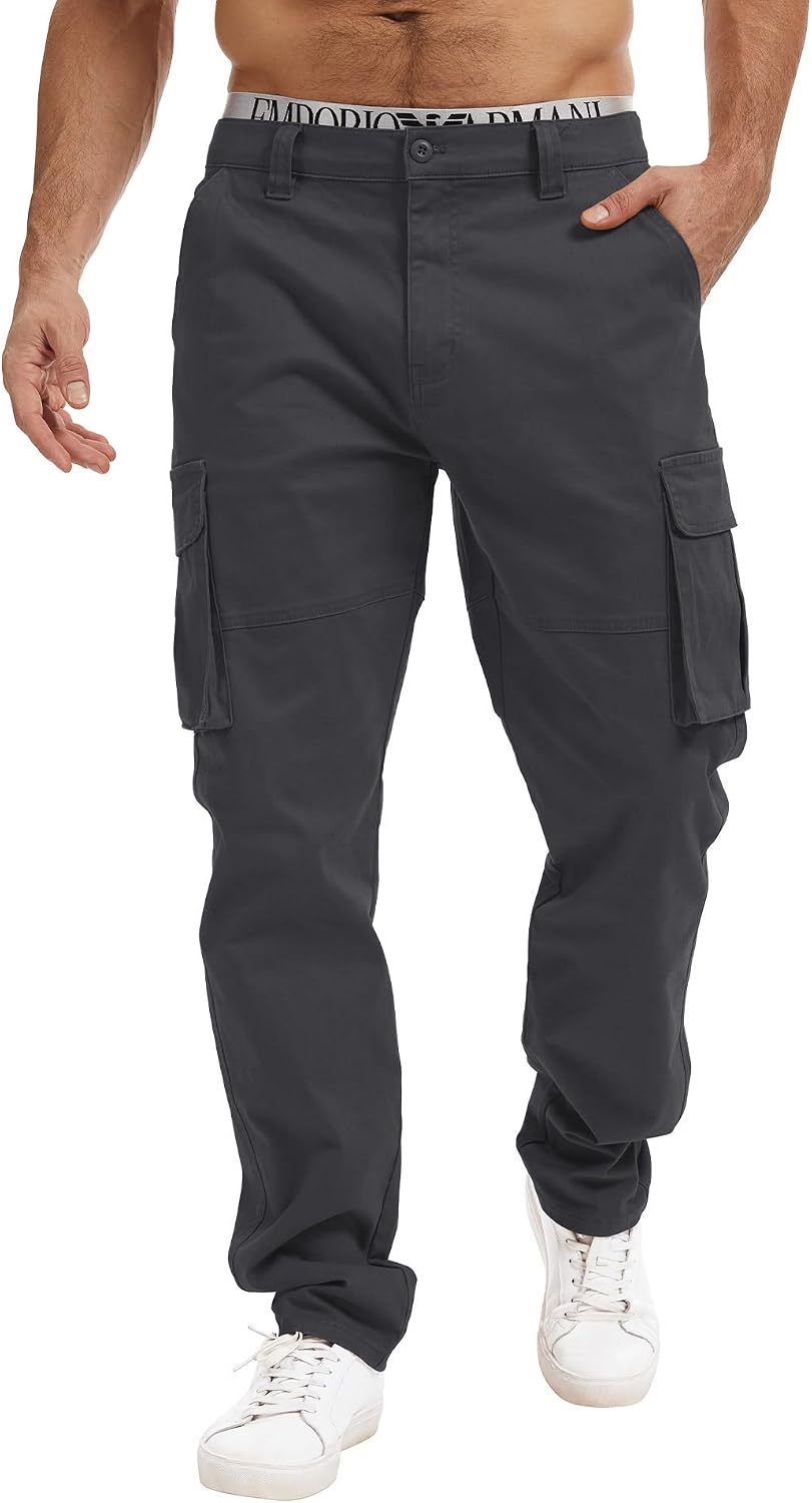 Thumbnail 6 de Breampot Herren Cargohose aus Baumwolle im Chino-Style – 6 Taschen für Freizeit, Outdoor & Arbeit