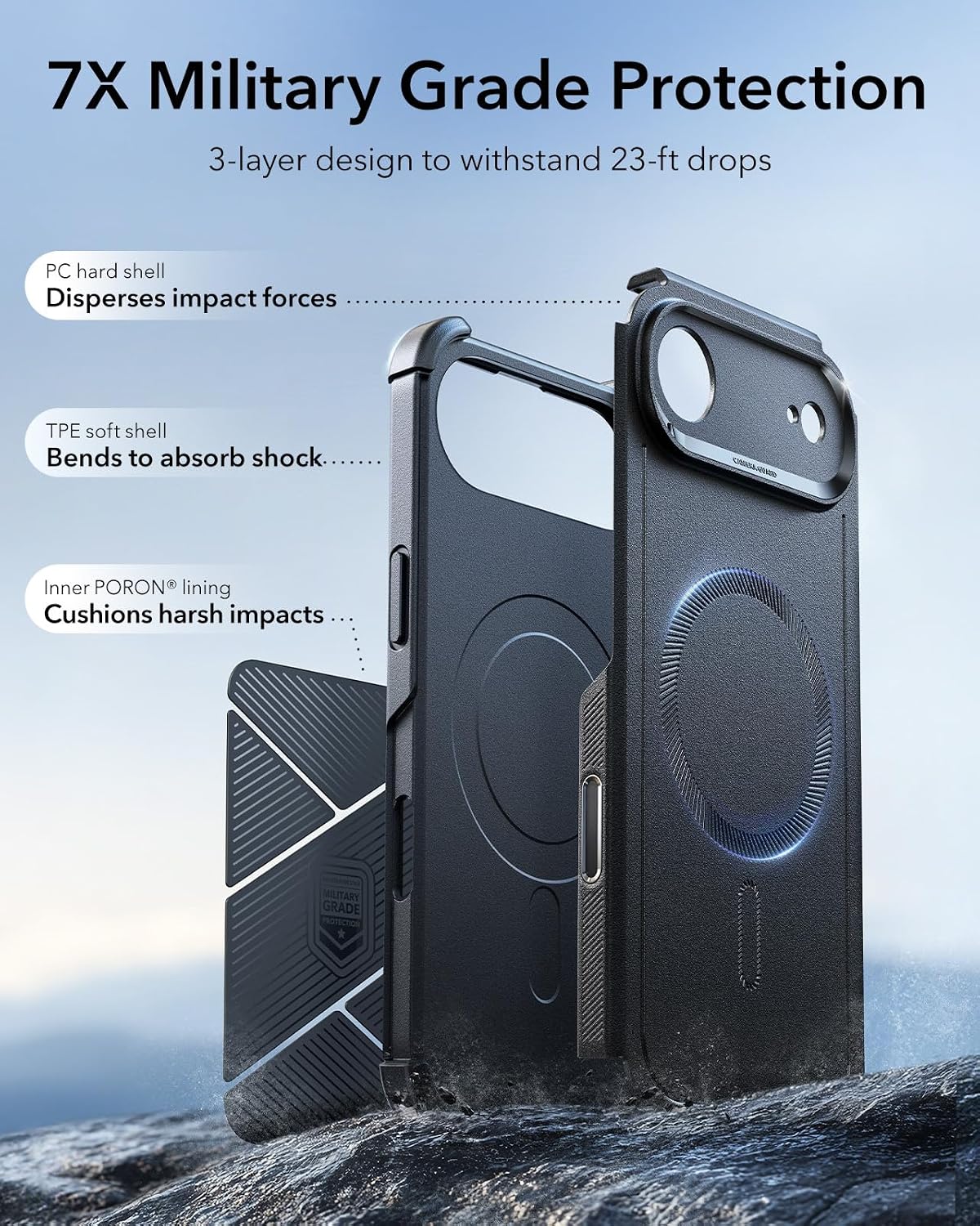 Thumbnail 4 de ESR iPhone 17 Air Case 7X drop protection