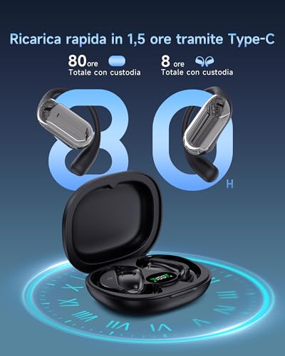 Thumbnail 6 de MAIJOFO AI Cuffie Traduzione Simultanea Bluetooth 6.1, 198 Lingue (Carbon Black)
