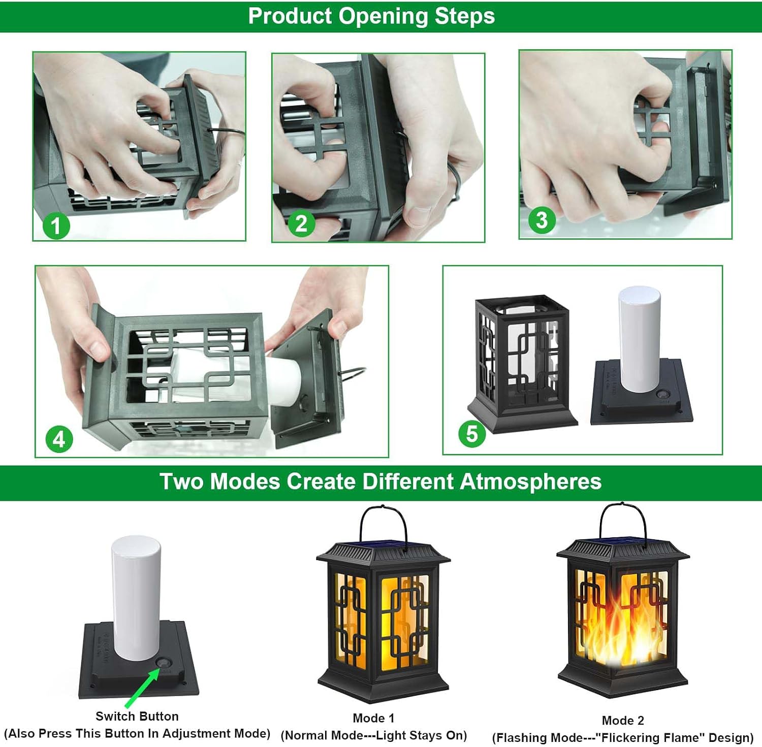 Thumbnail 4 de Woenergy Solar Lanterns 2-Pack