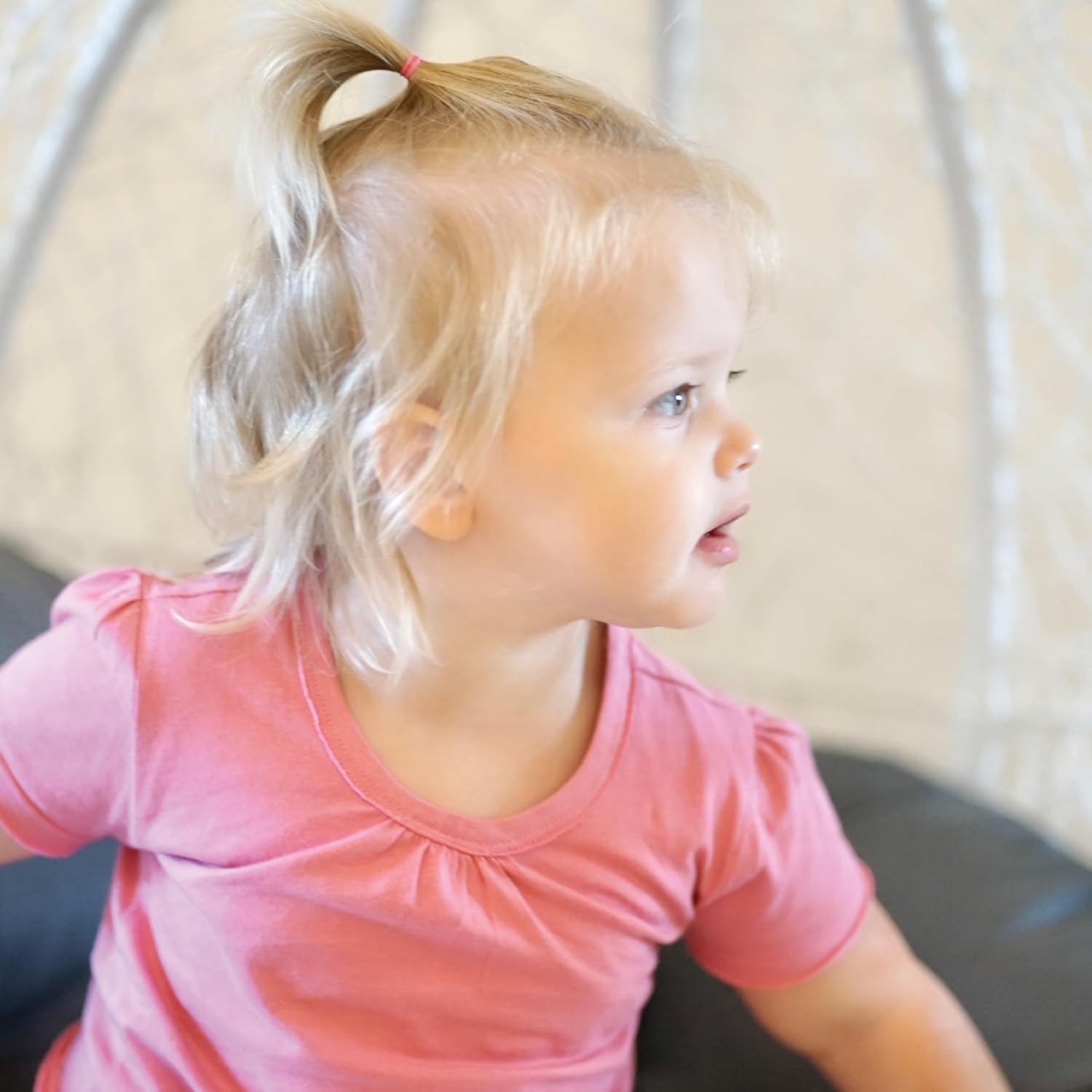 Detalle 2 de Honest Baby Clothing B519E ベビーTシャツ 5枚組 100%オーガニックコットン ピンクオンブレ