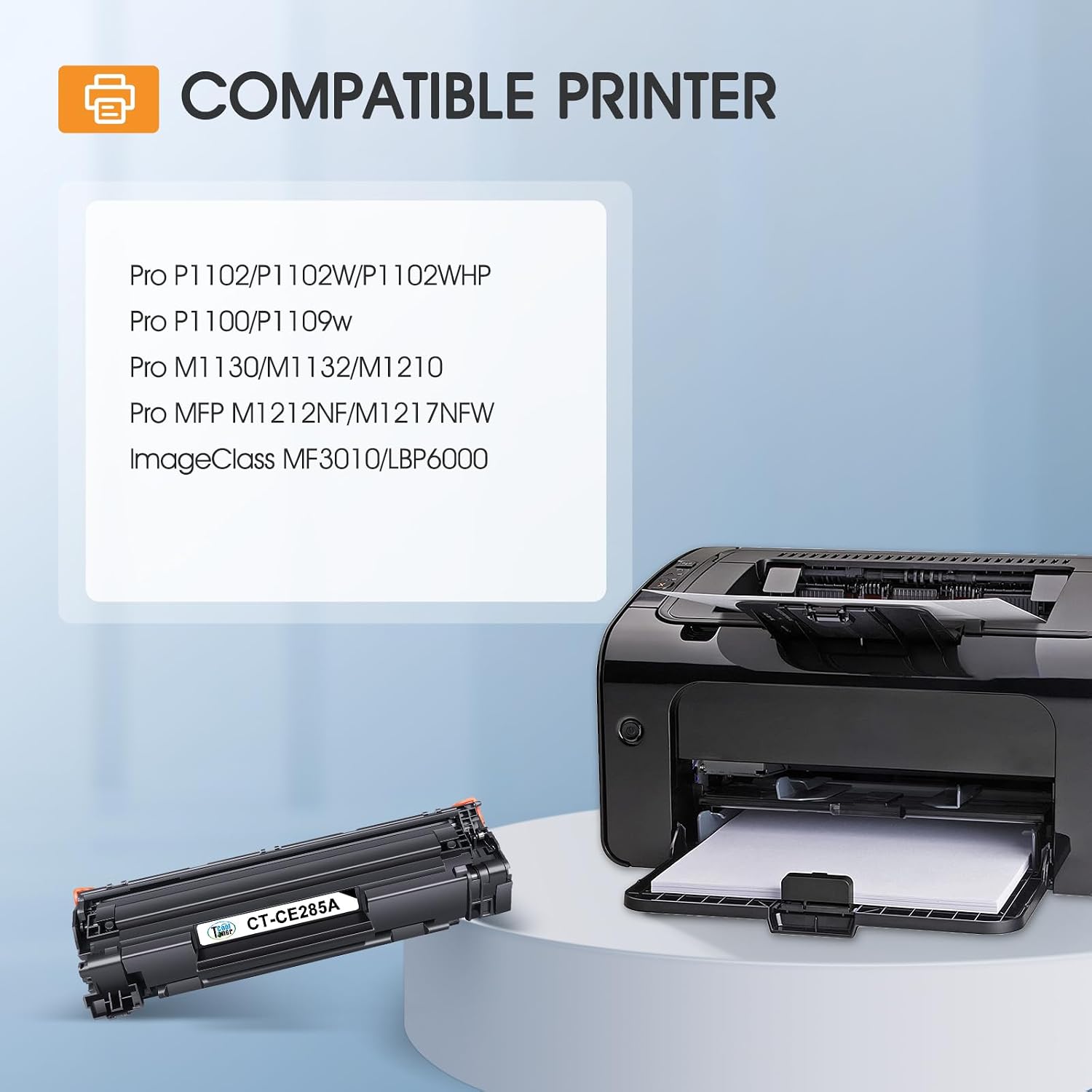 Detalle 2 de HP-Compatible CE285A Black Toner Cartridge