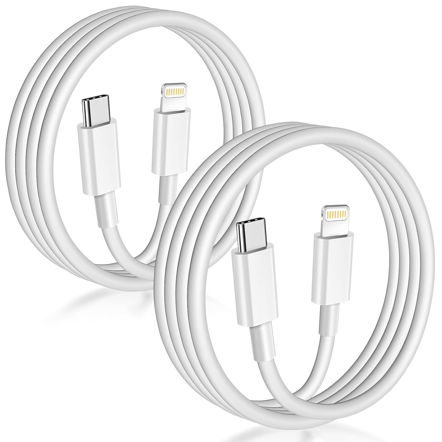 Detalle de Apple MFi USB‑C to Lightning Cable 6 ft 2‑pack