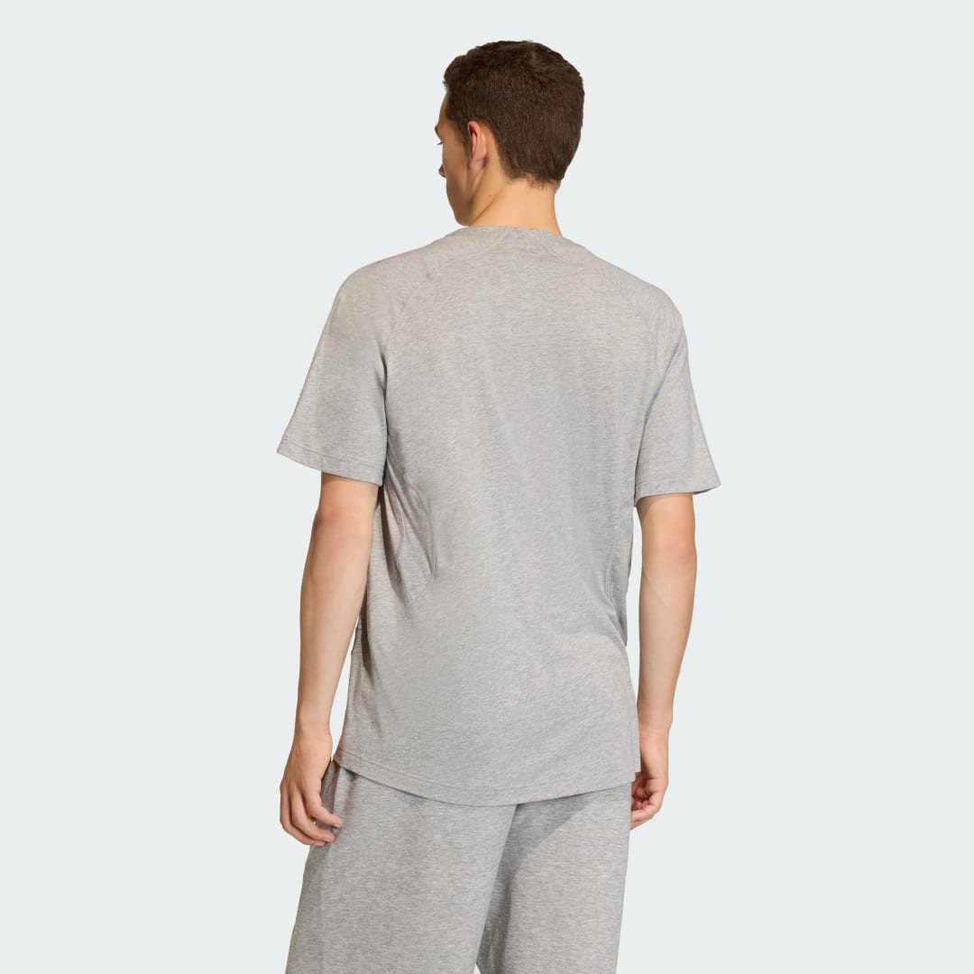 Detalle 2 de Camiseta Clásica Cutline de Adidas – Gris