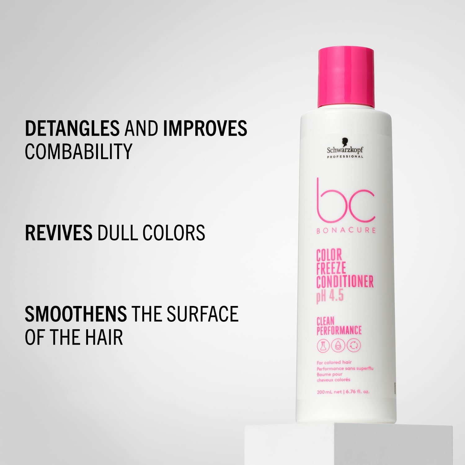 Thumbnail 2 de Schwarzkopf Professional Bonacure Color Freeze Conditioner for Porous Colour-Treated Hair (200 ml)
