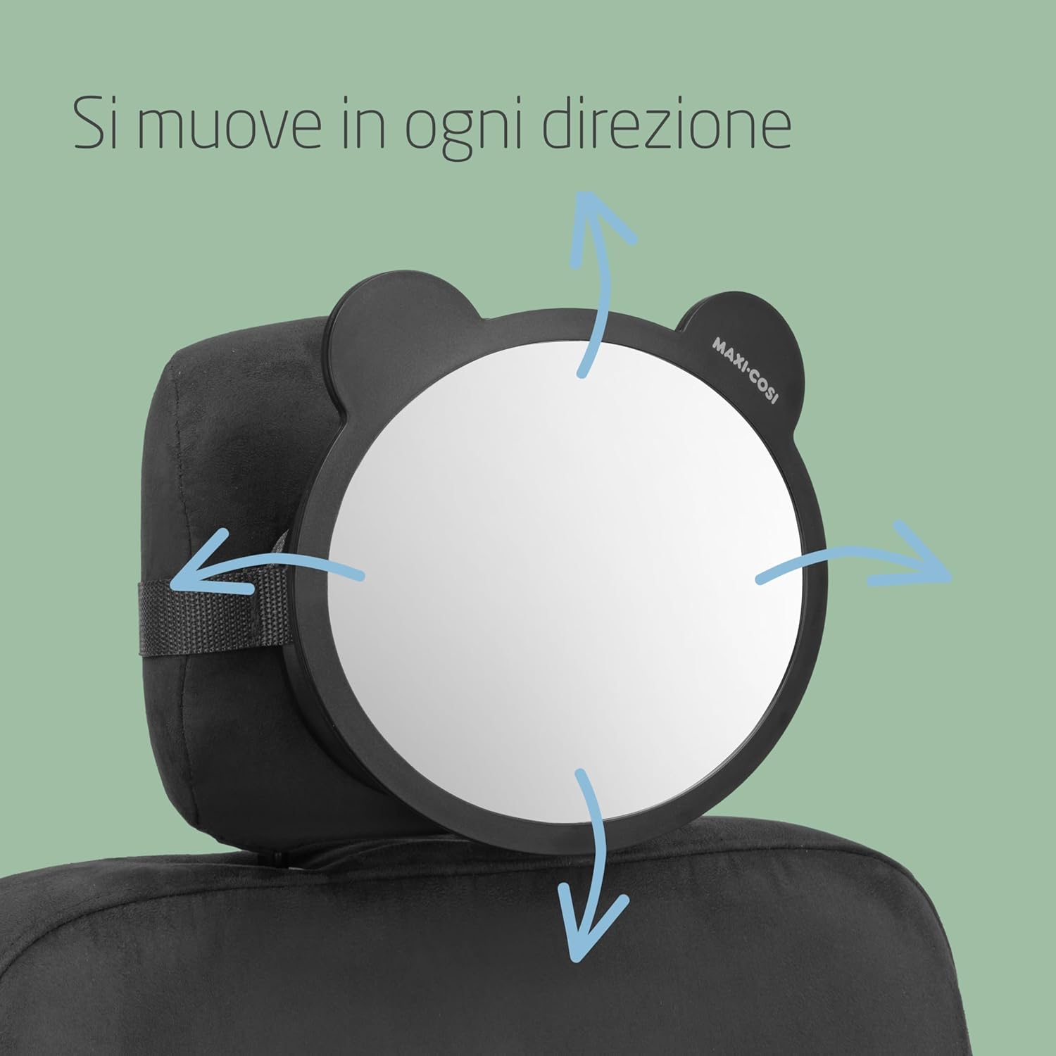Detalle 2 de Maxi-Cosi Specchietto Retrovisore Bambini: Specchio Grandangolare per Sedile Posteriore
